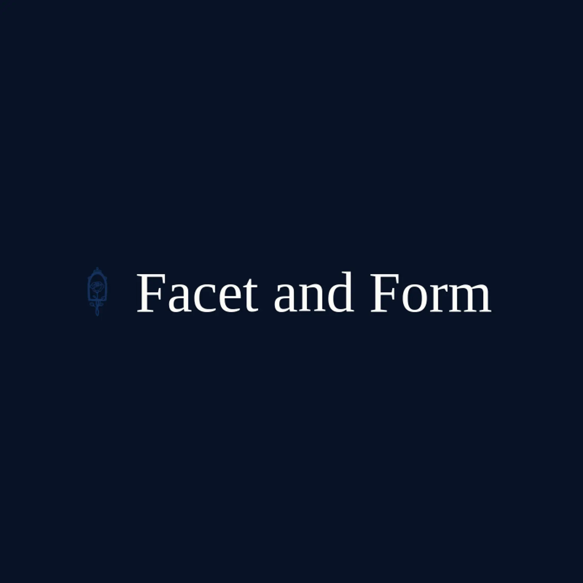 Facet and Form logo for mirror