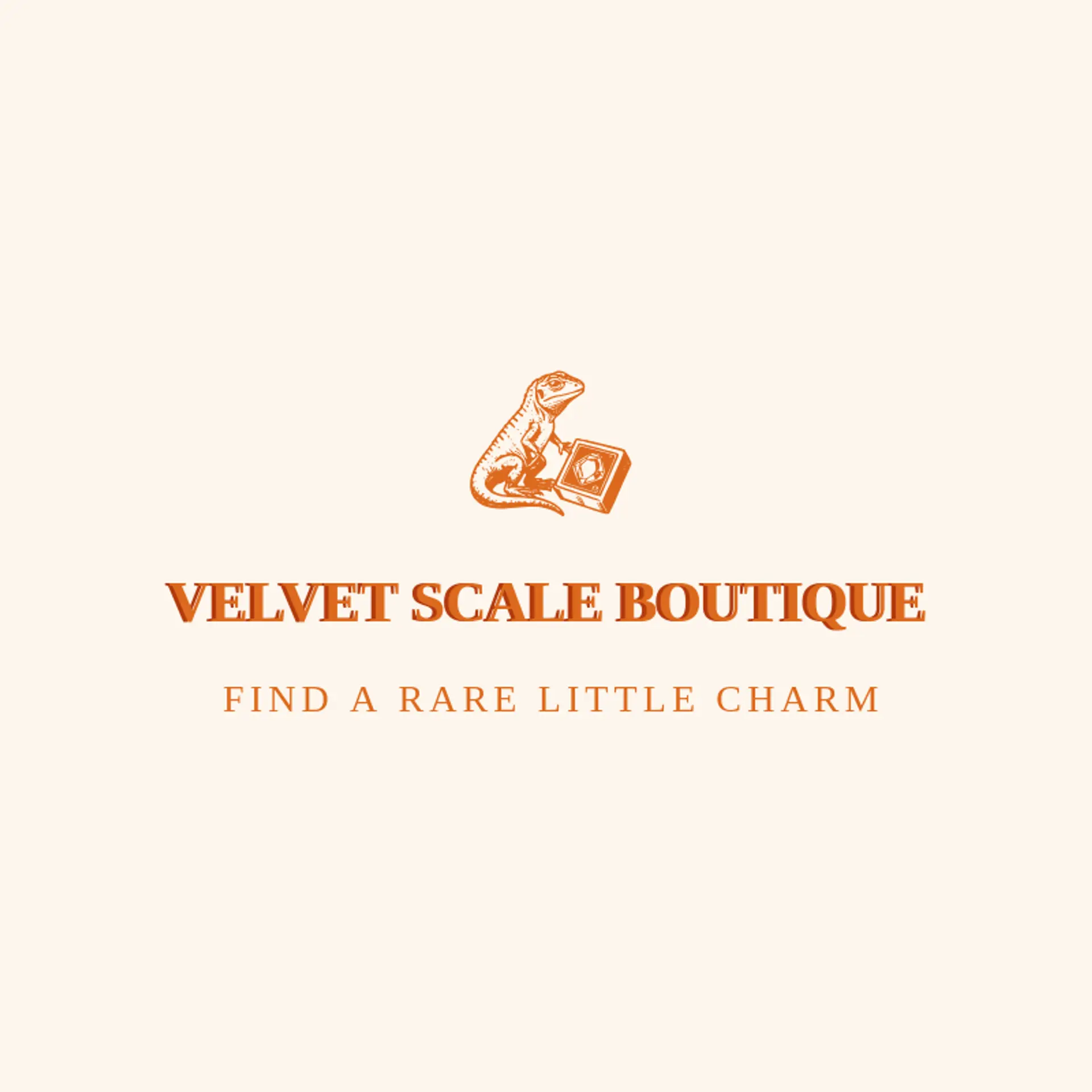 Velvet Scale Boutique logo for lizard