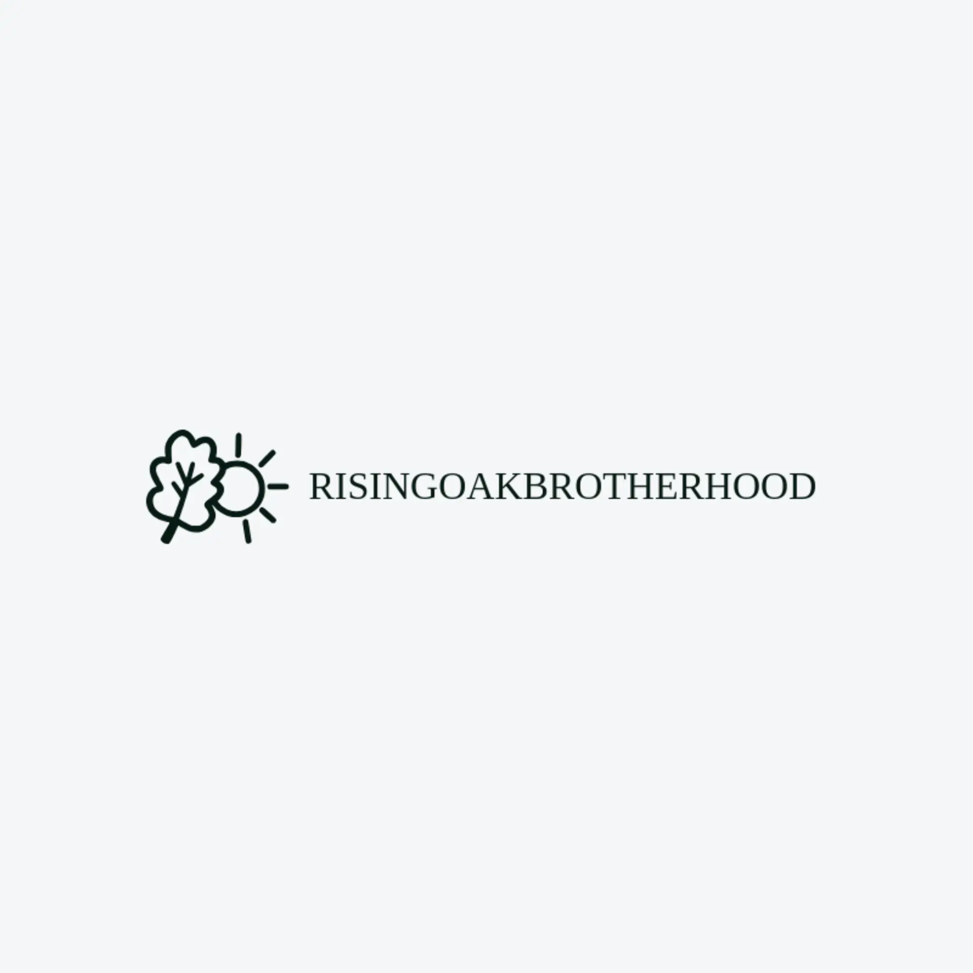 Rising Oak Brotherhood logo for fraternity