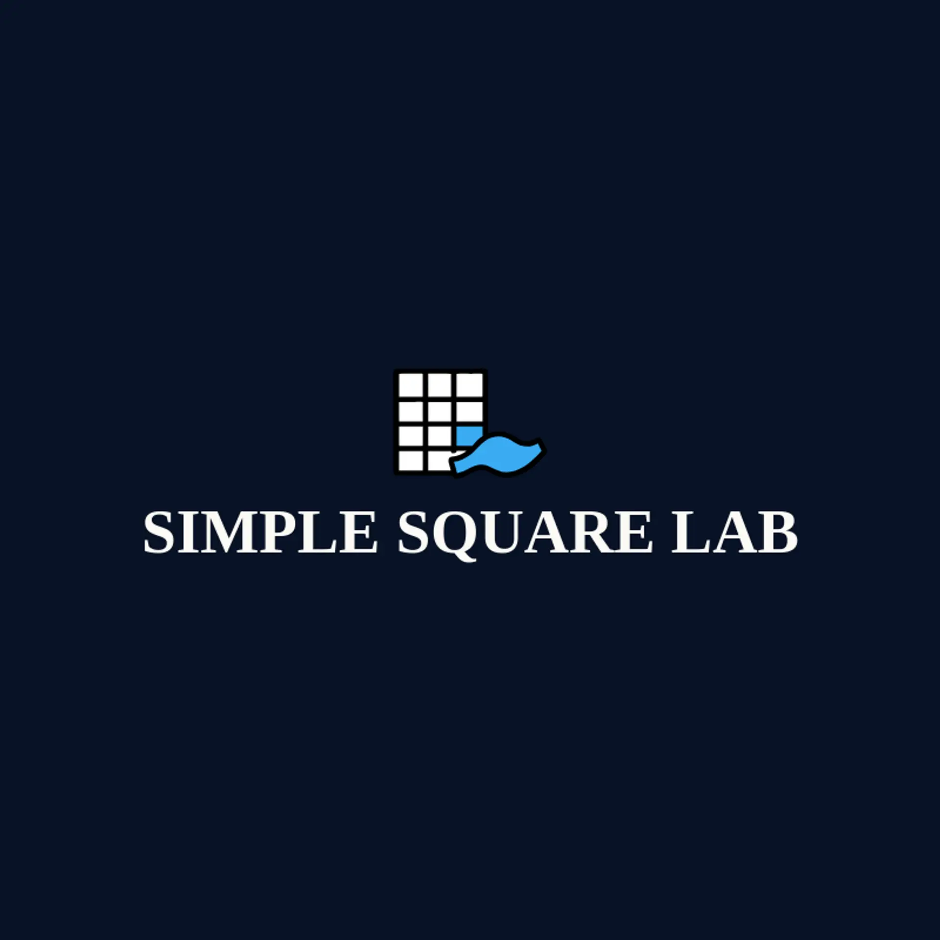 Simple Square Lab logo for grid