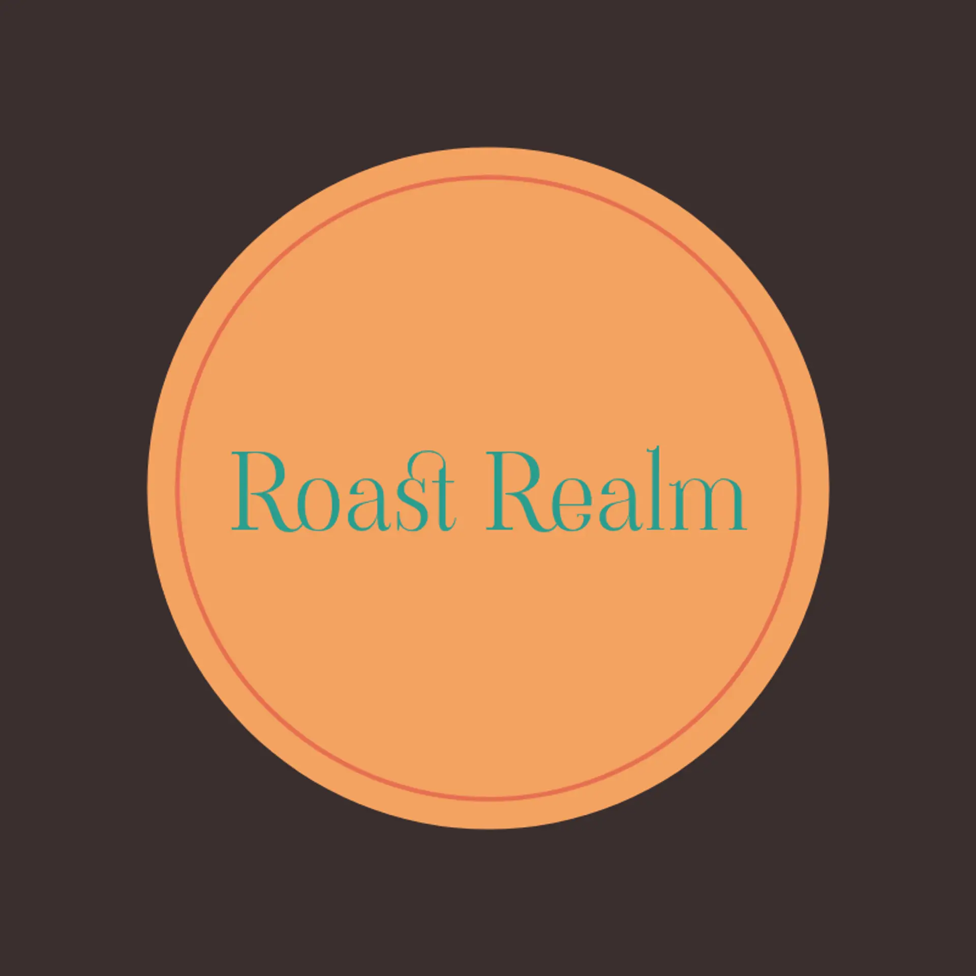 Roast Realm logo for bbq restaurant