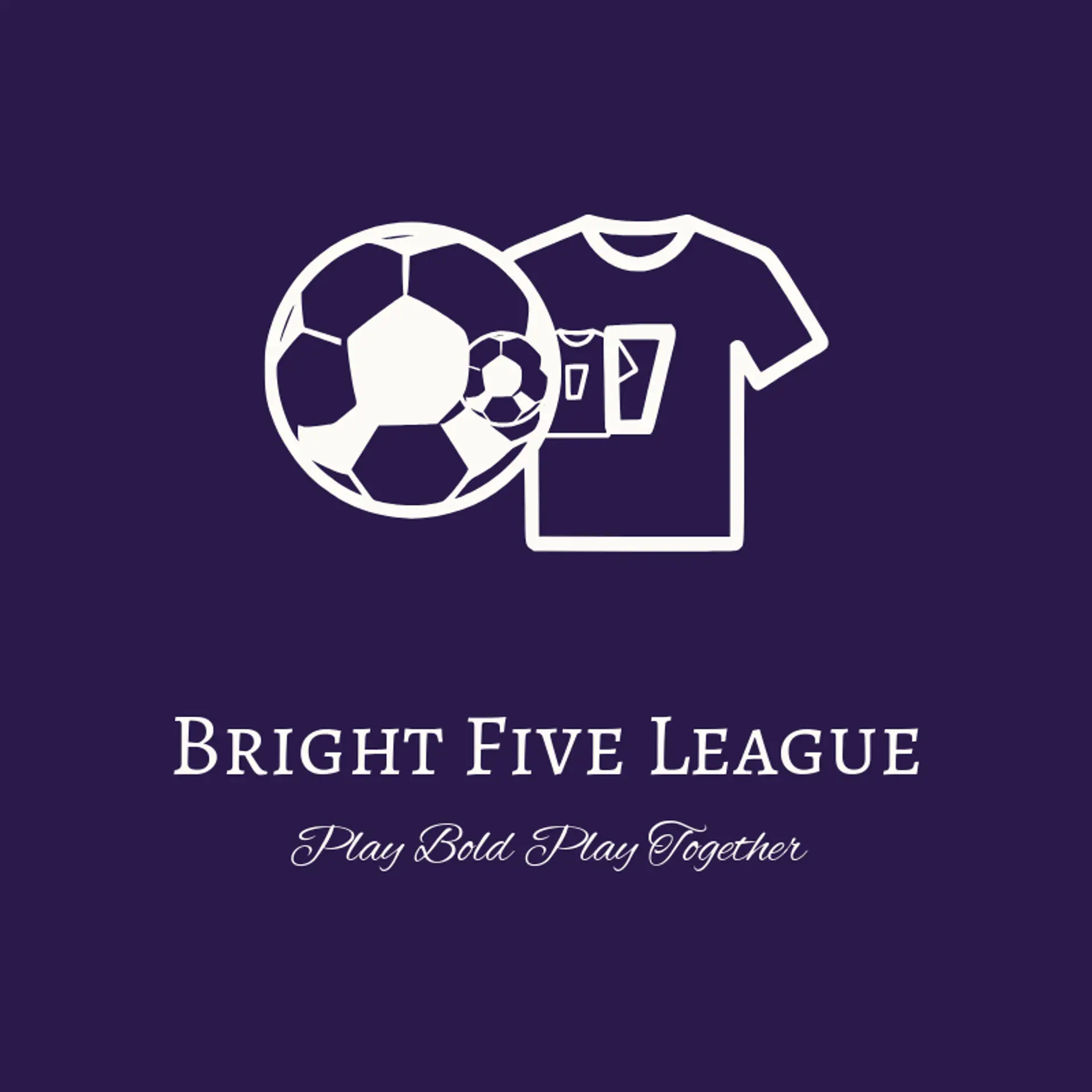 Bright Five League logo for futsal