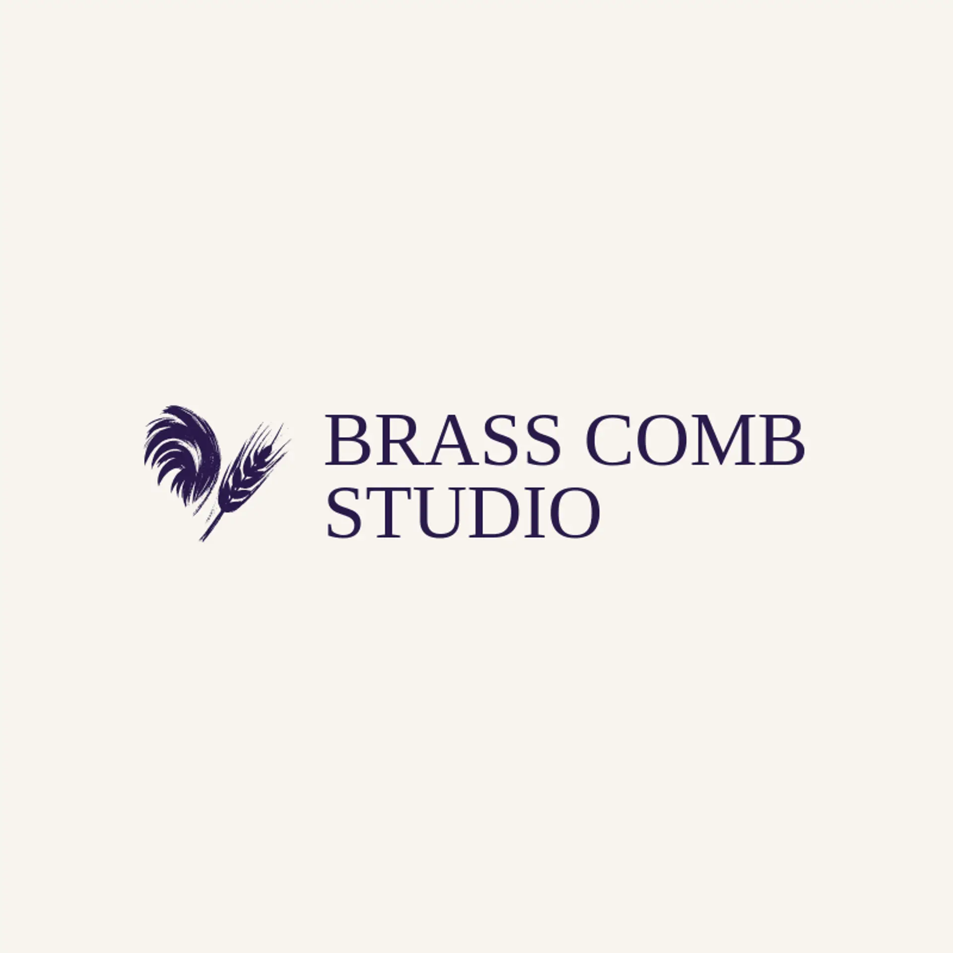 Brass Comb Studio logo for rooster