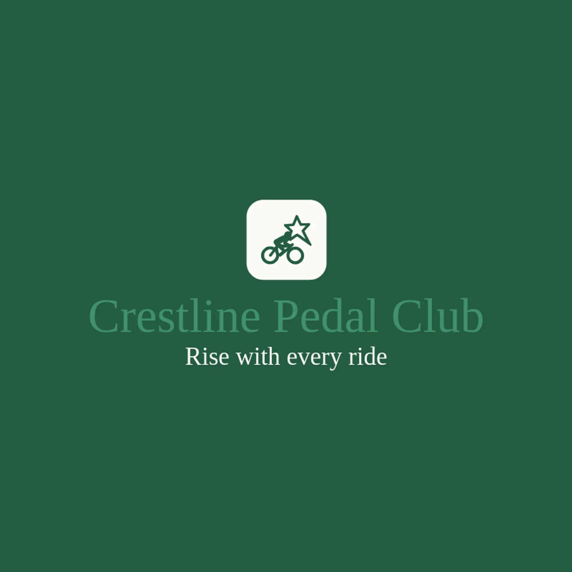 Crestline Pedal Club logo for cycling