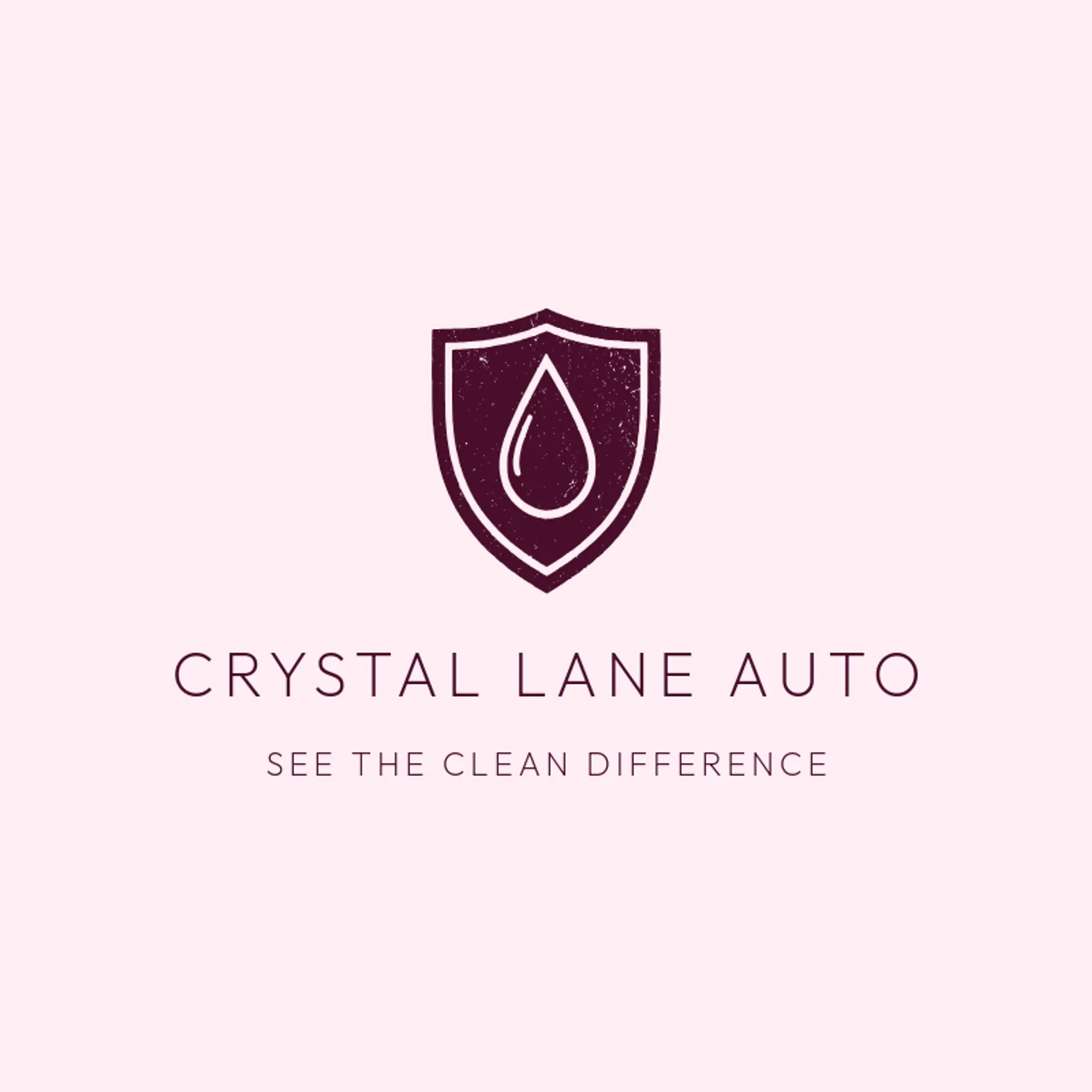 Crystal Lane Auto logo for car detailing