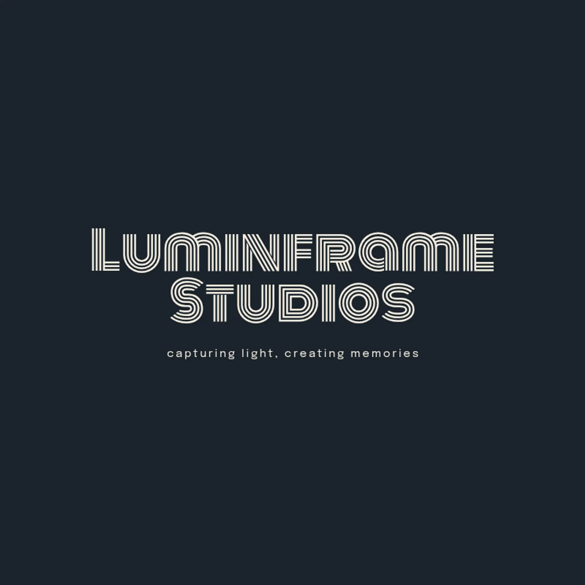 LuminoFrame Studios logo for photography studio