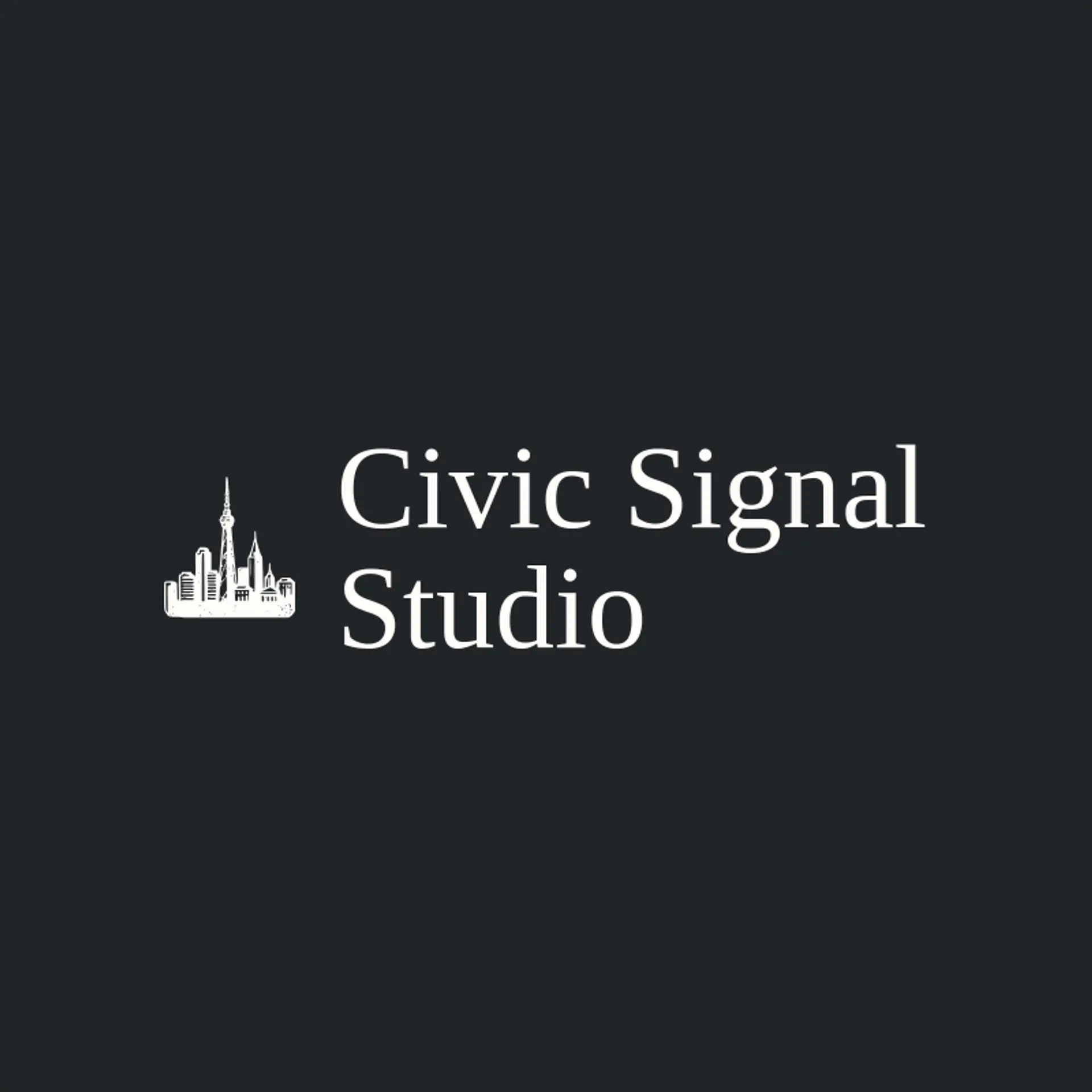 Civic Signal Studio logo for metropolis