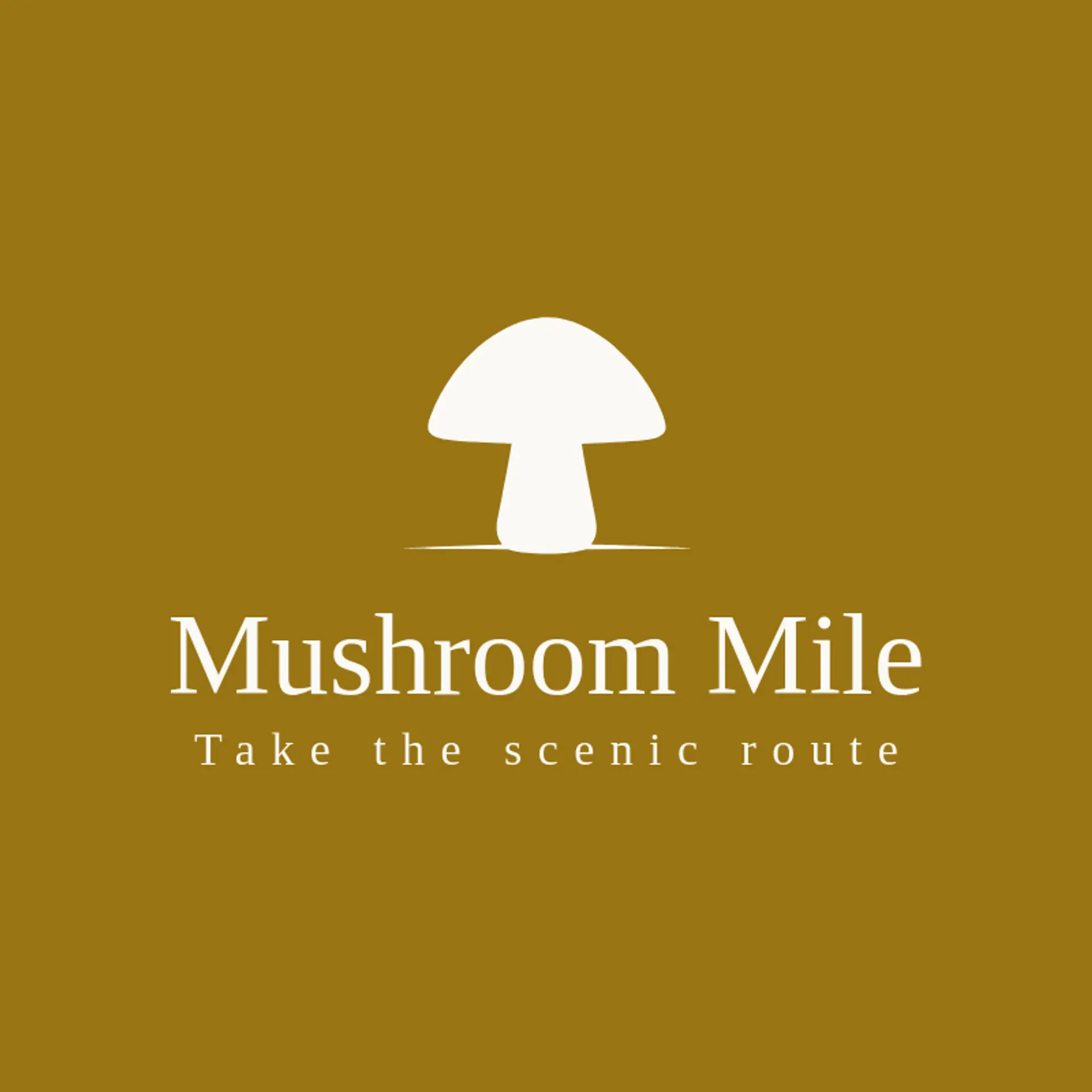 Mushroom Mile logo for mushroom