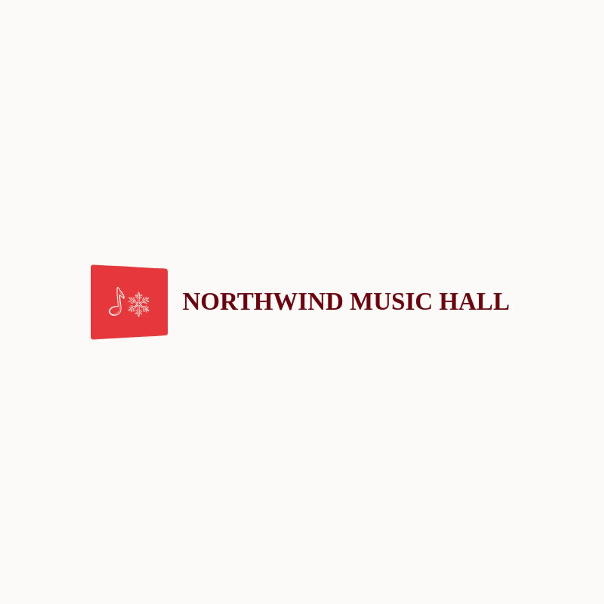 Northwind Music Hall logo for winter