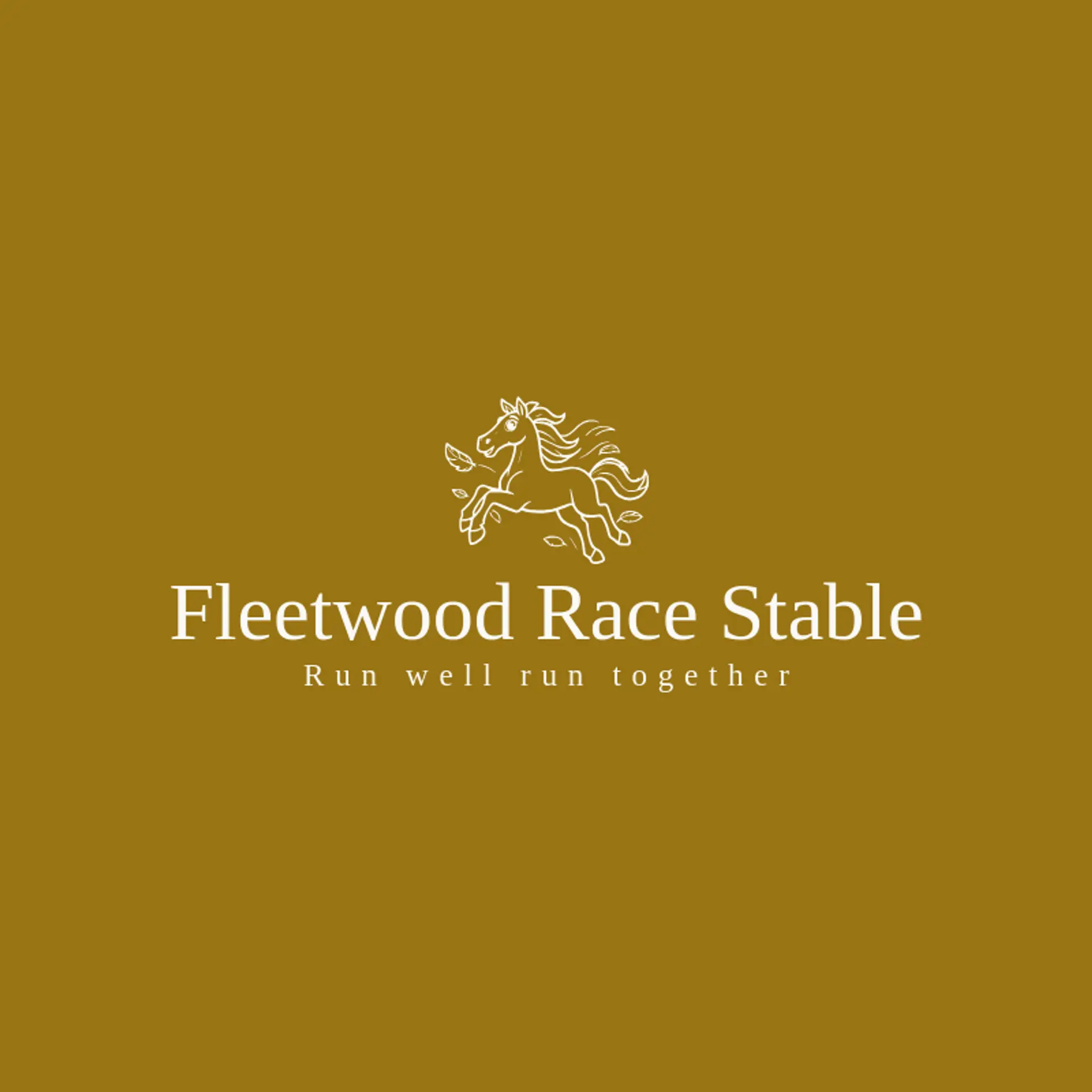 Fleetwood Race Stable logo for horse racing