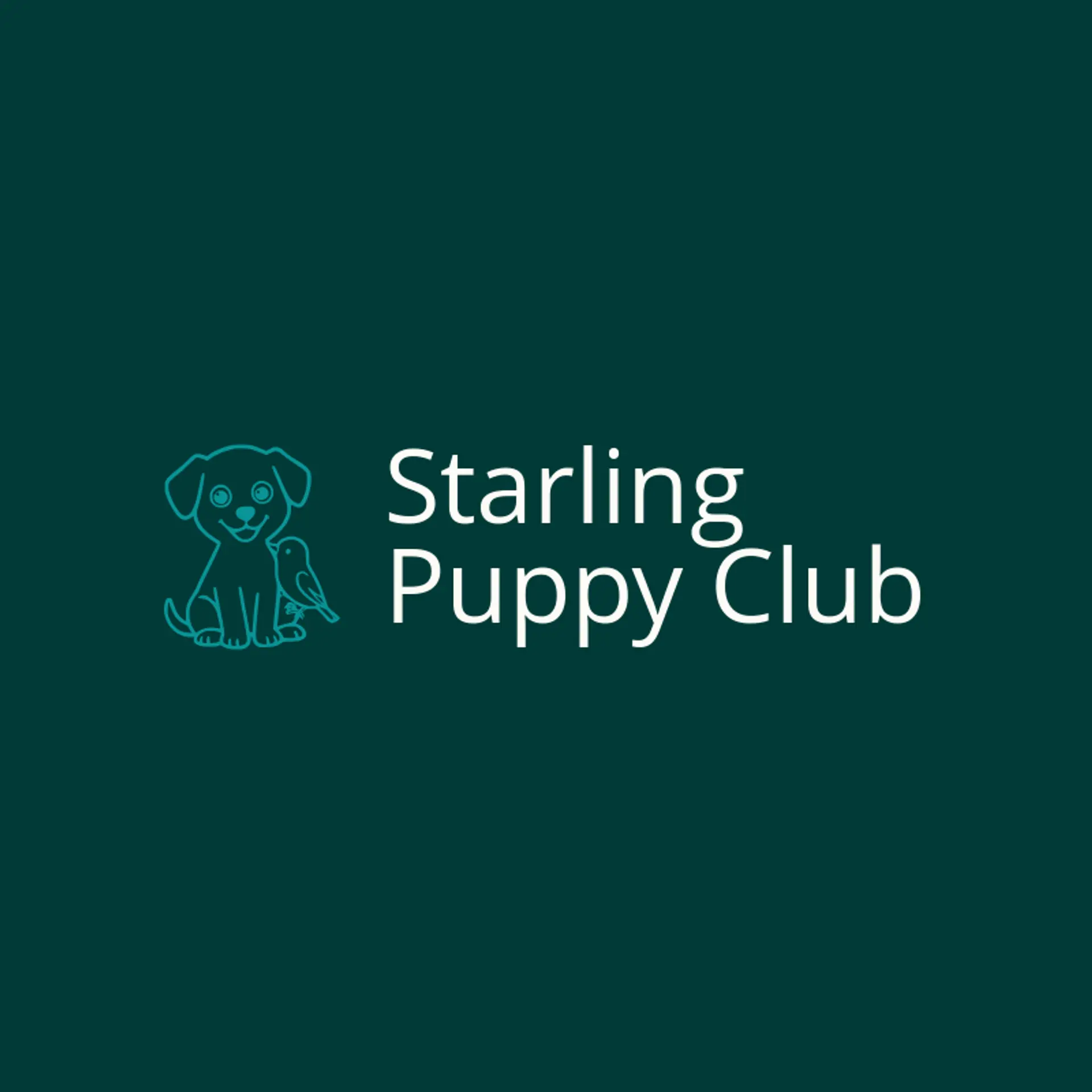 Starling Puppy Club logo for puppy