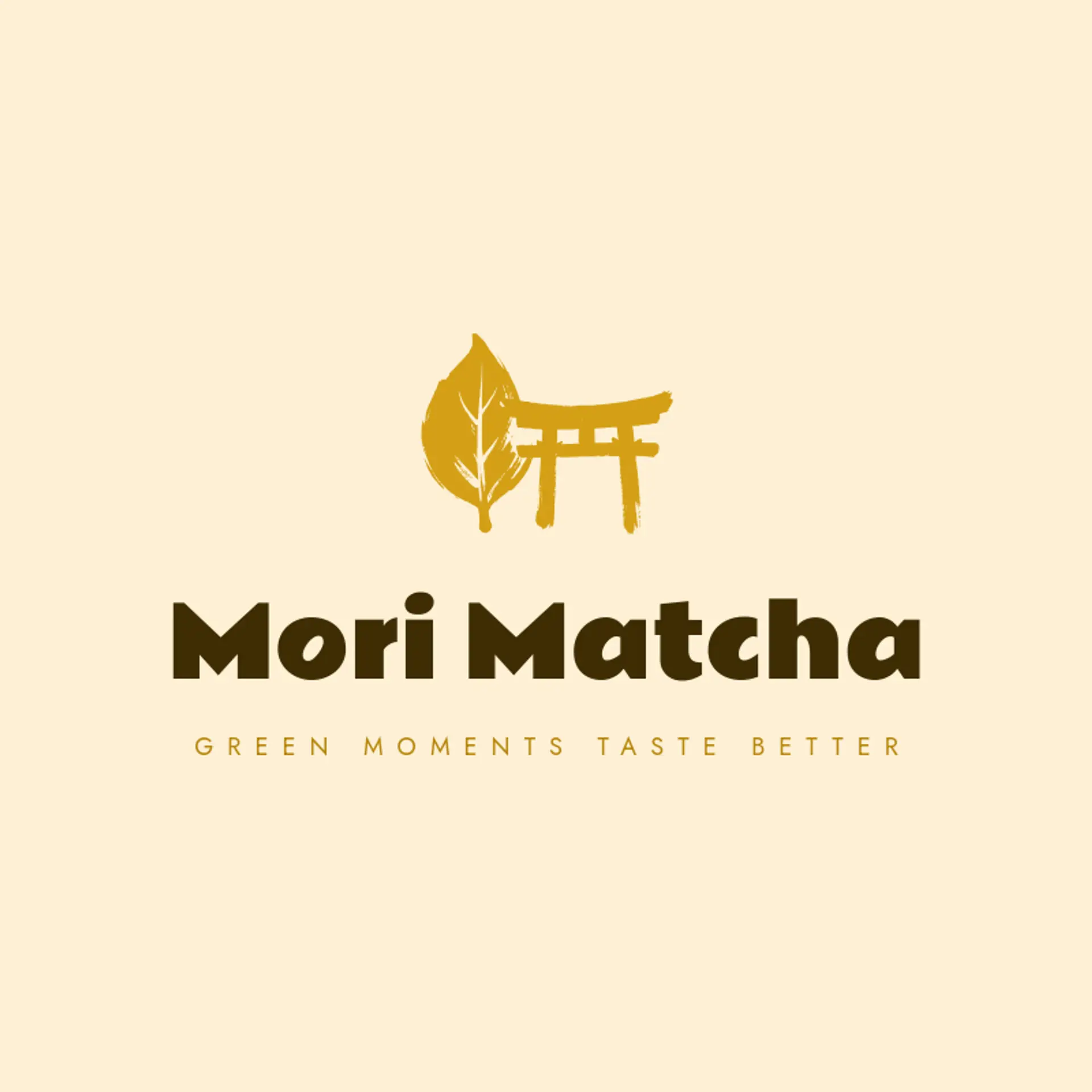 Mori Matcha logo for japanese