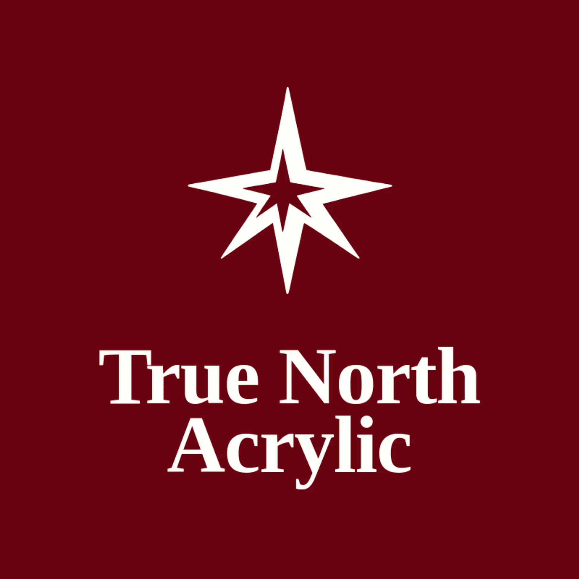 True North Acrylic logo for acrylic