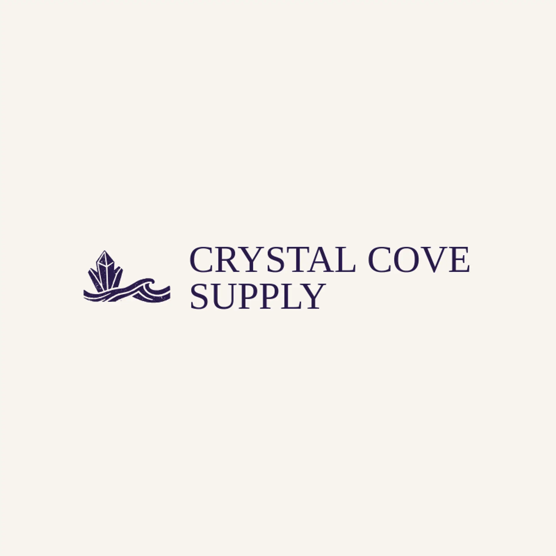 Crystal Cove Supply logo for salt