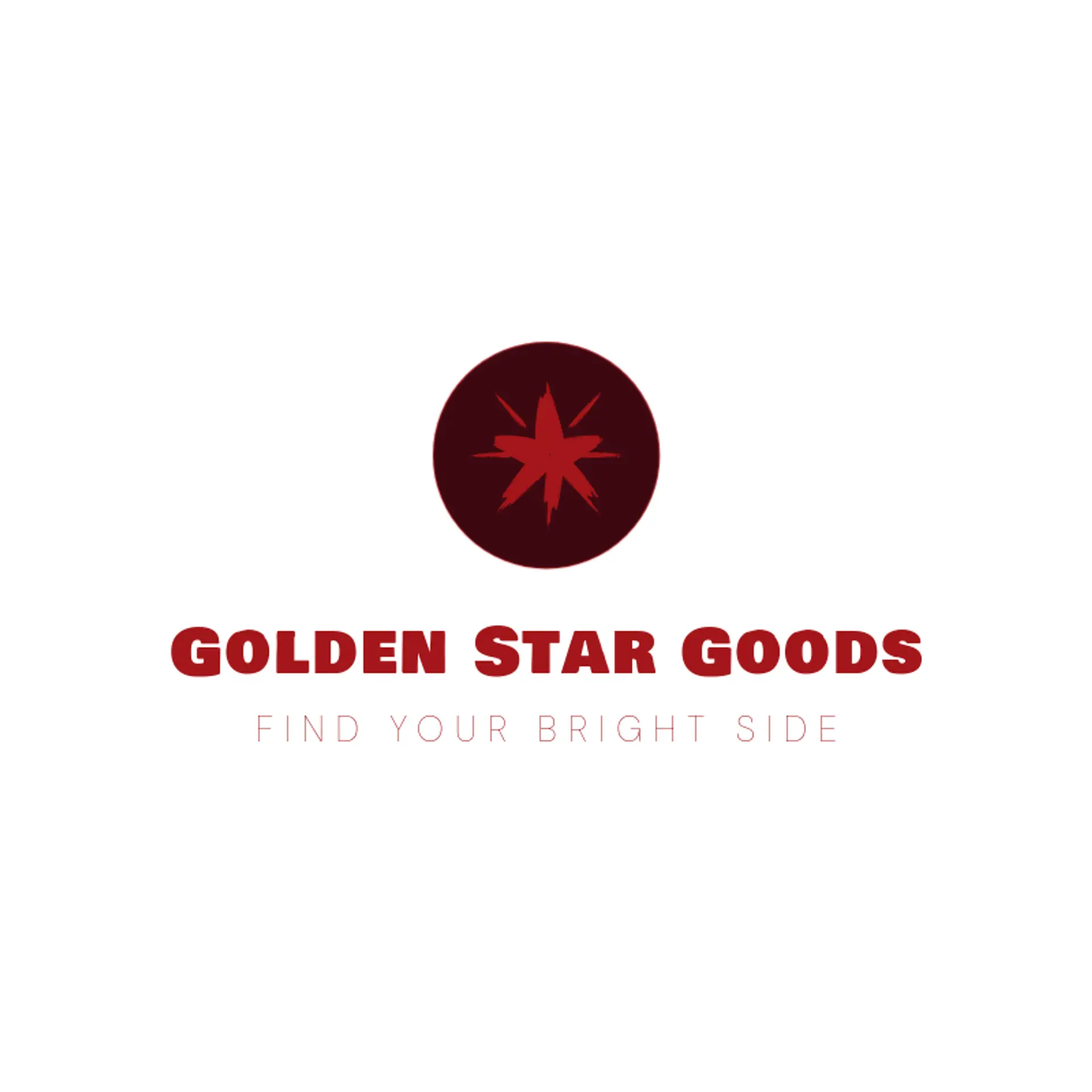 Golden Star Goods logo for star