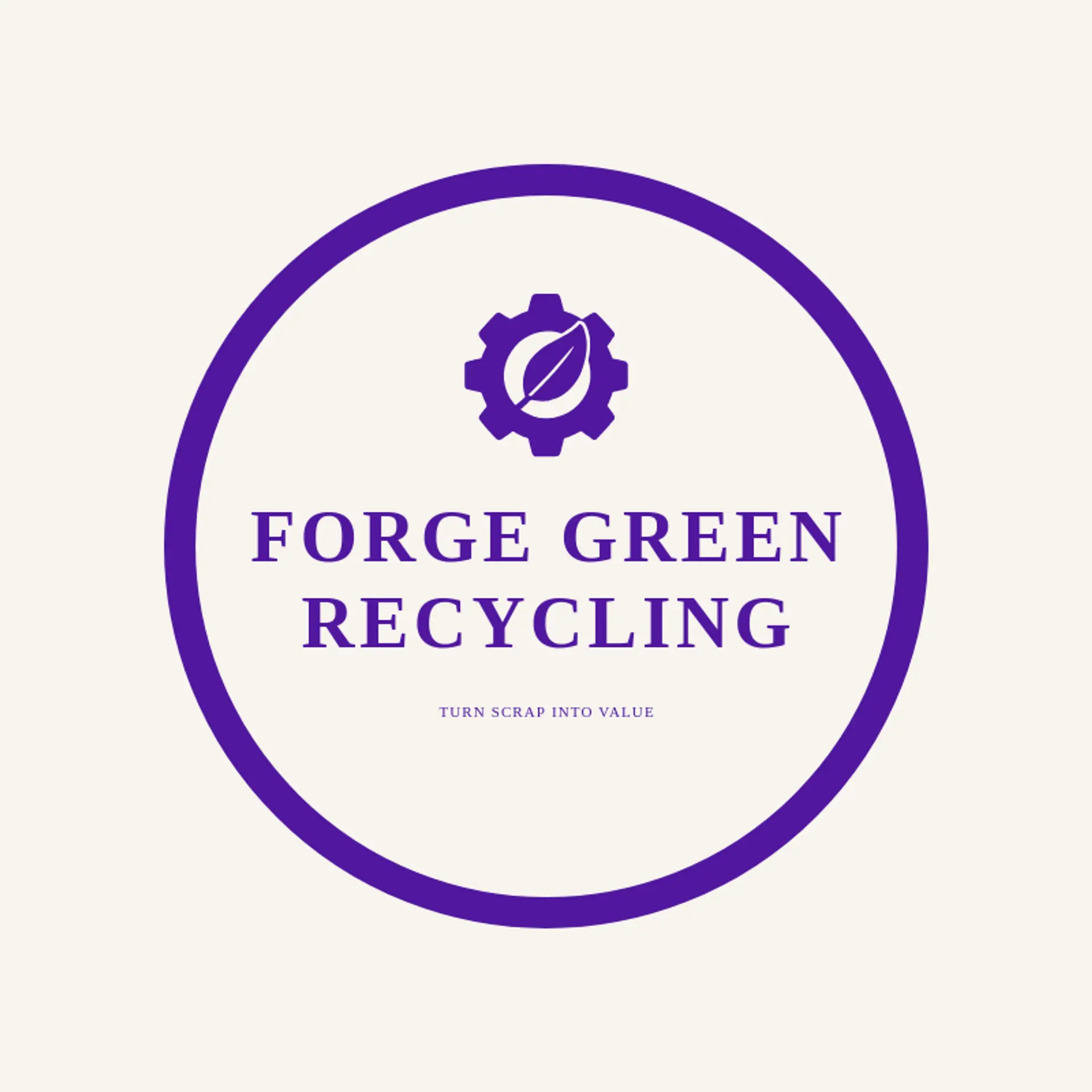 Forge Green Recycling logo for metal
