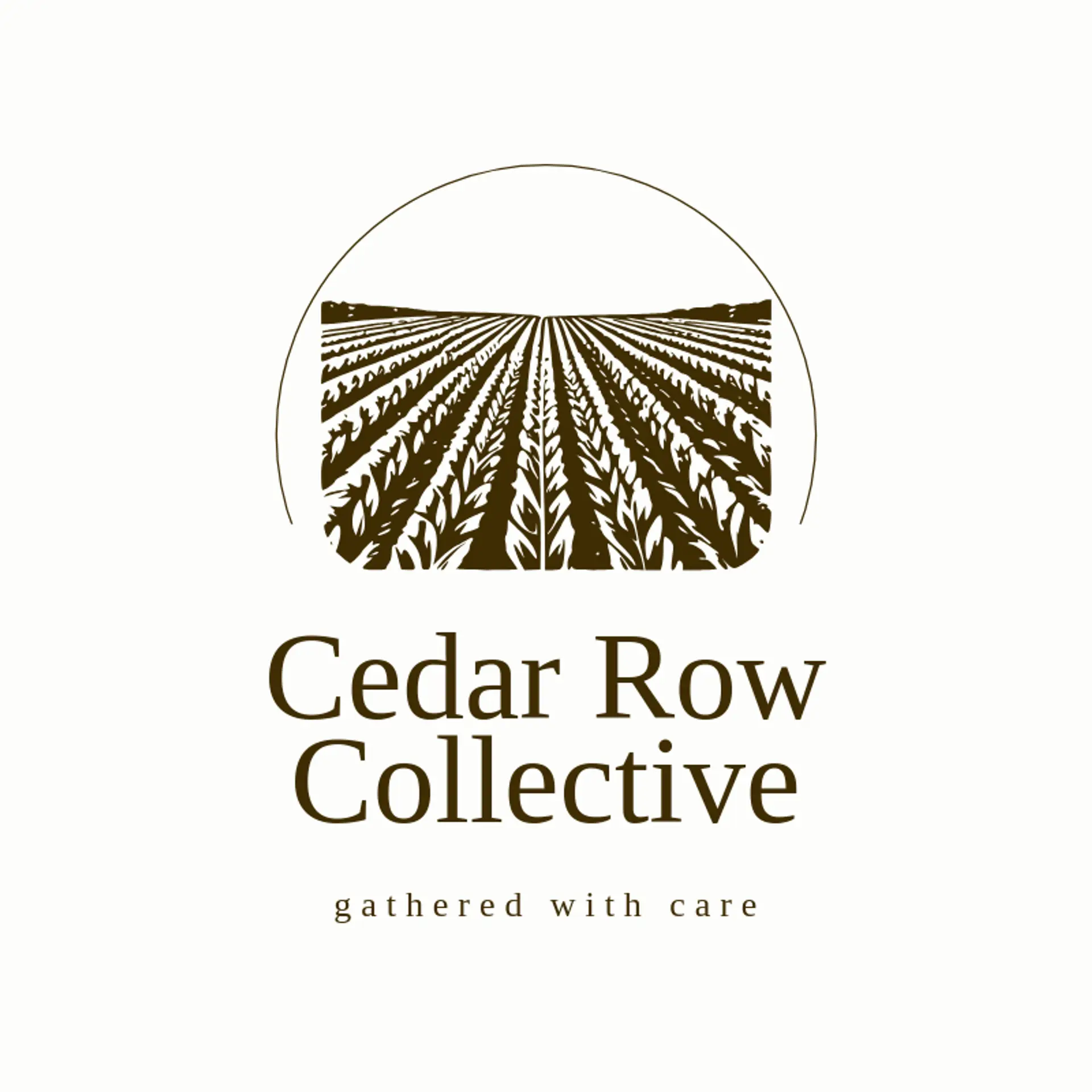Cedar Row Collective logo for harvest