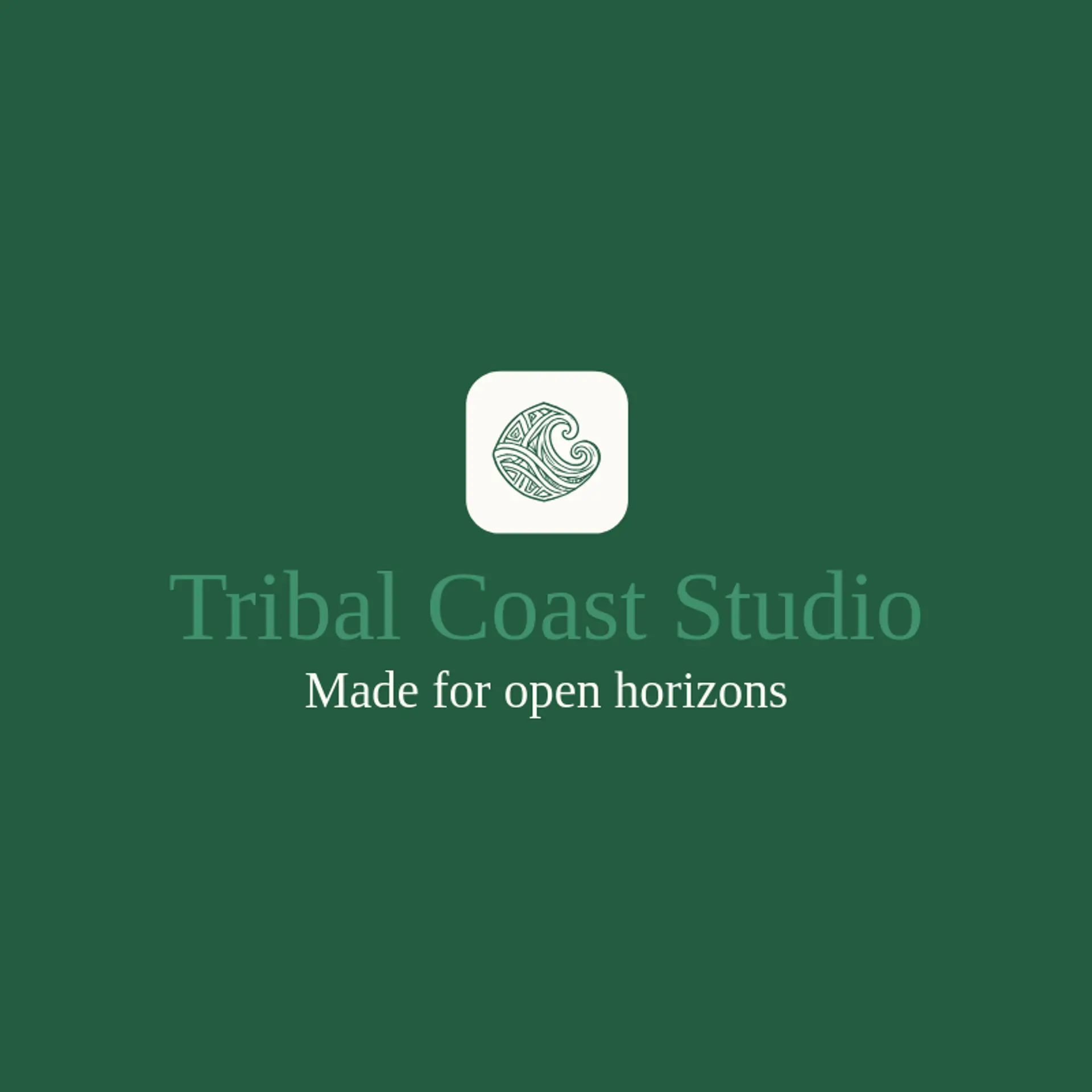 Tribal Coast Studio logo for tribal