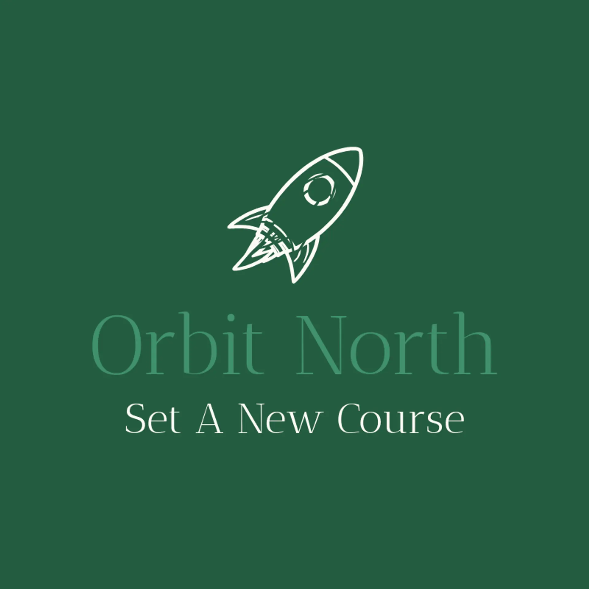 Orbit North logo for rocket