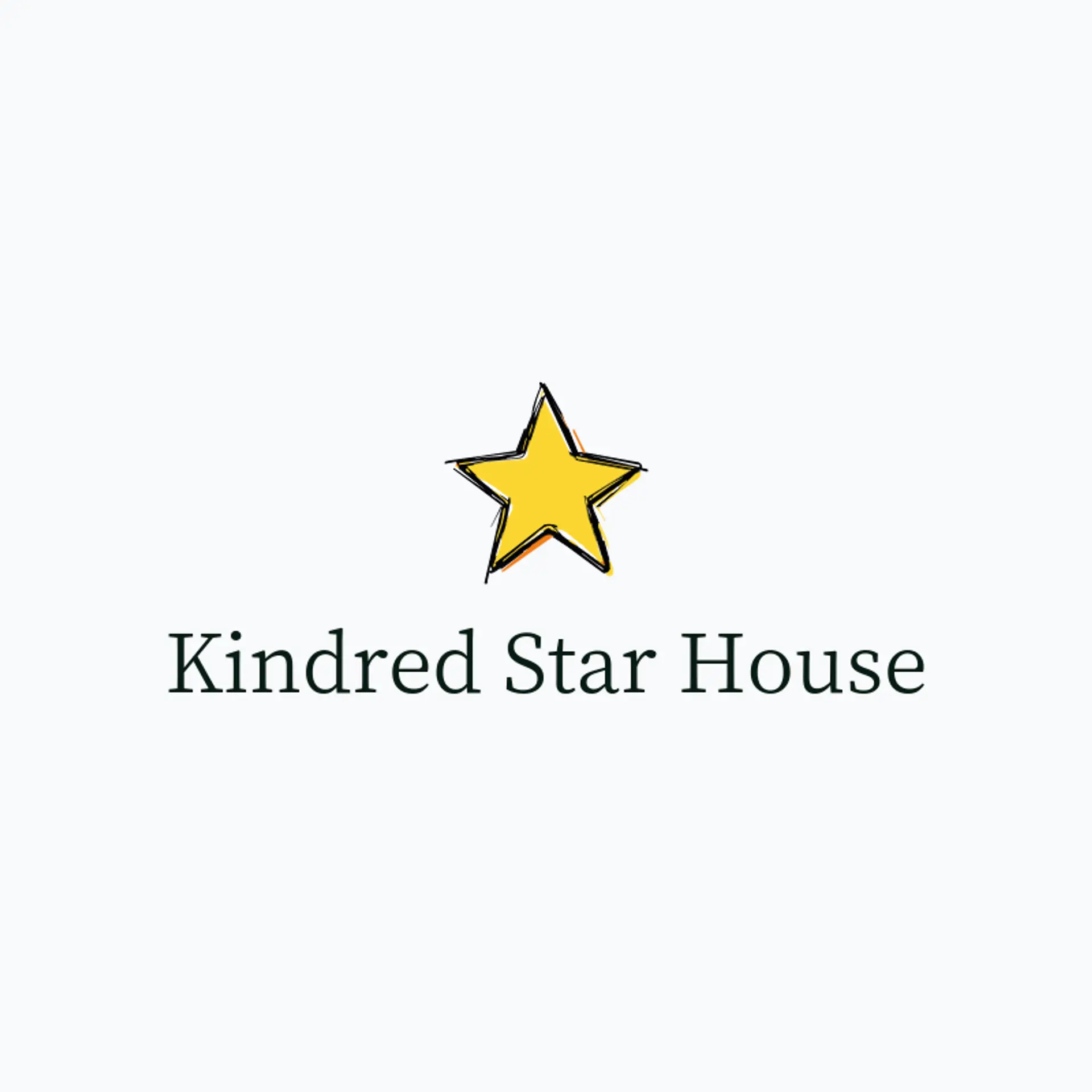 Kindred Star House logo for pentagram