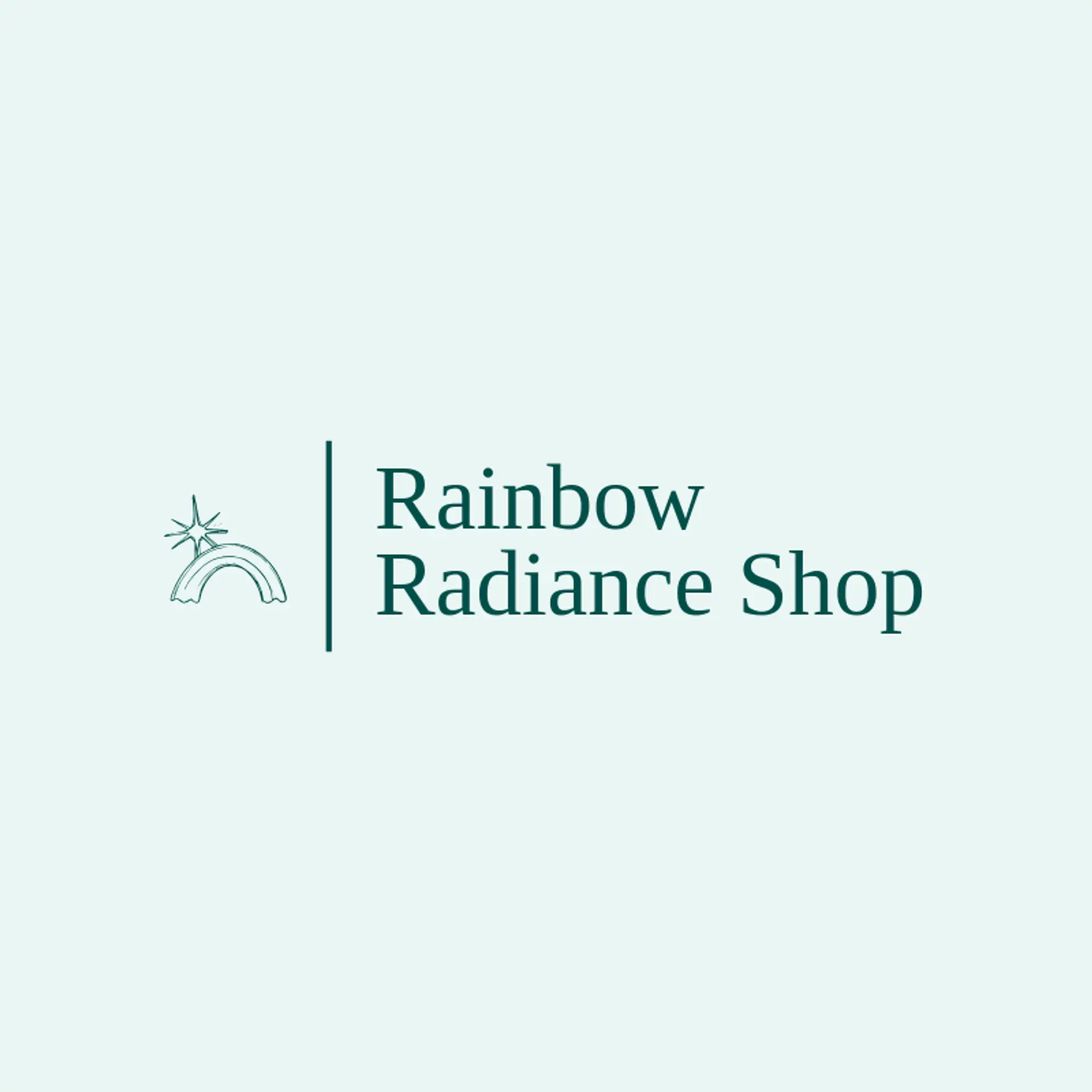 Rainbow Radiance Shop logo for sparkle