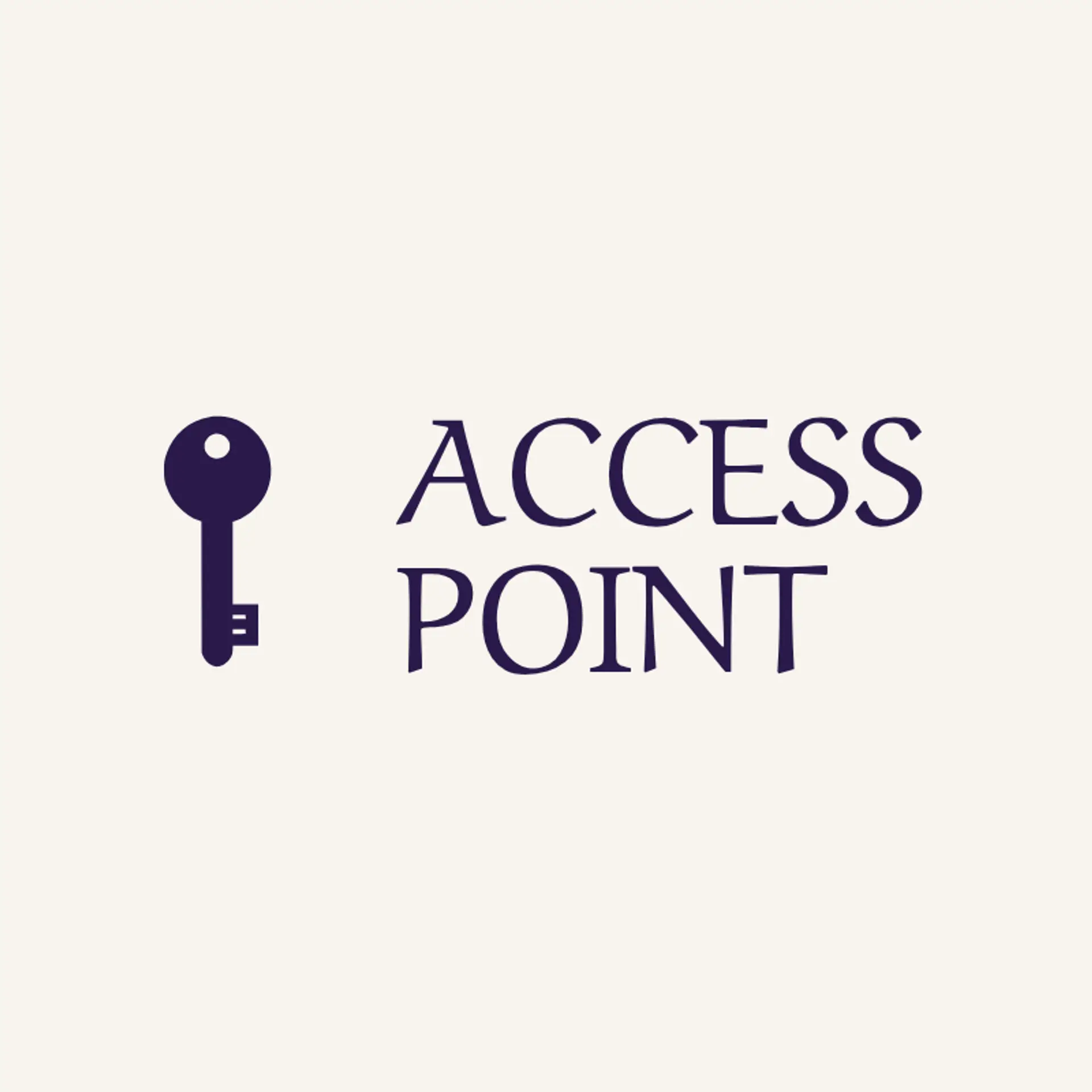 Access Point logo for hacker