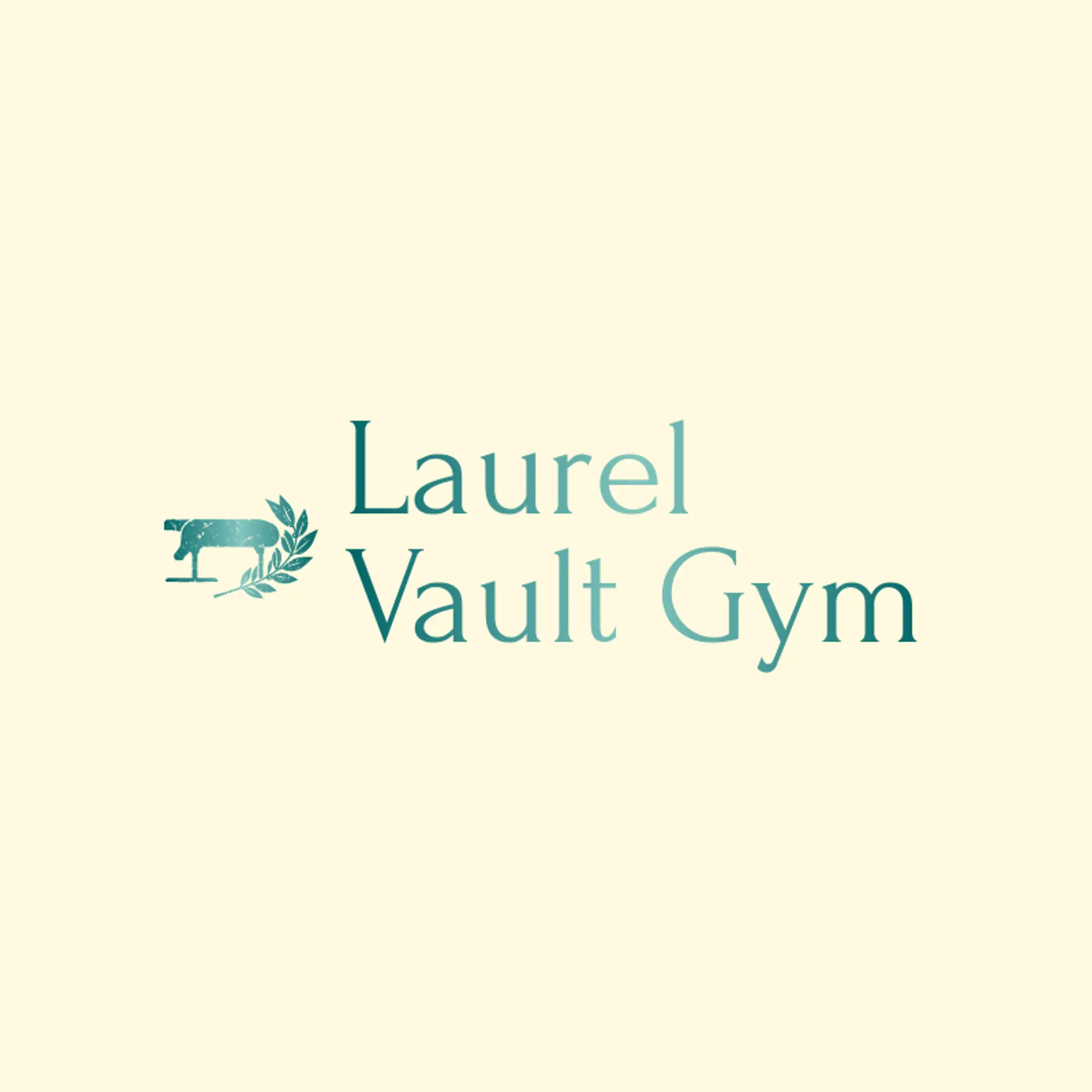 Laurel Vault Gym logo for gymnastics