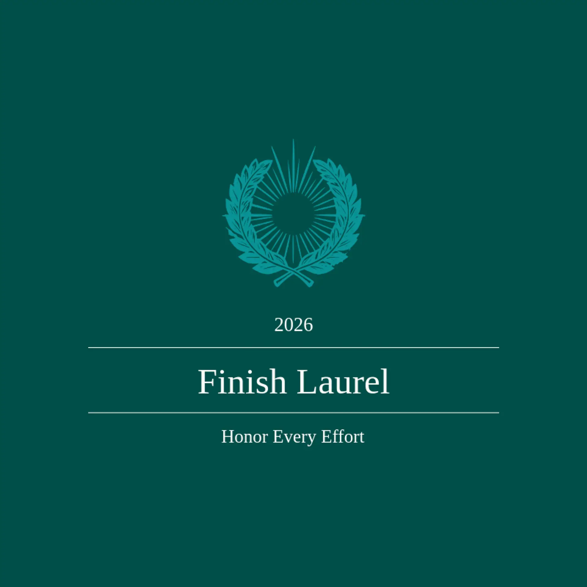Finish Laurel logo for running