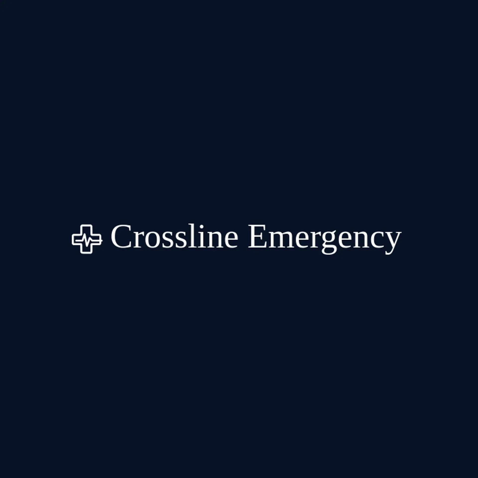 Crossline Emergency logo for paramedic