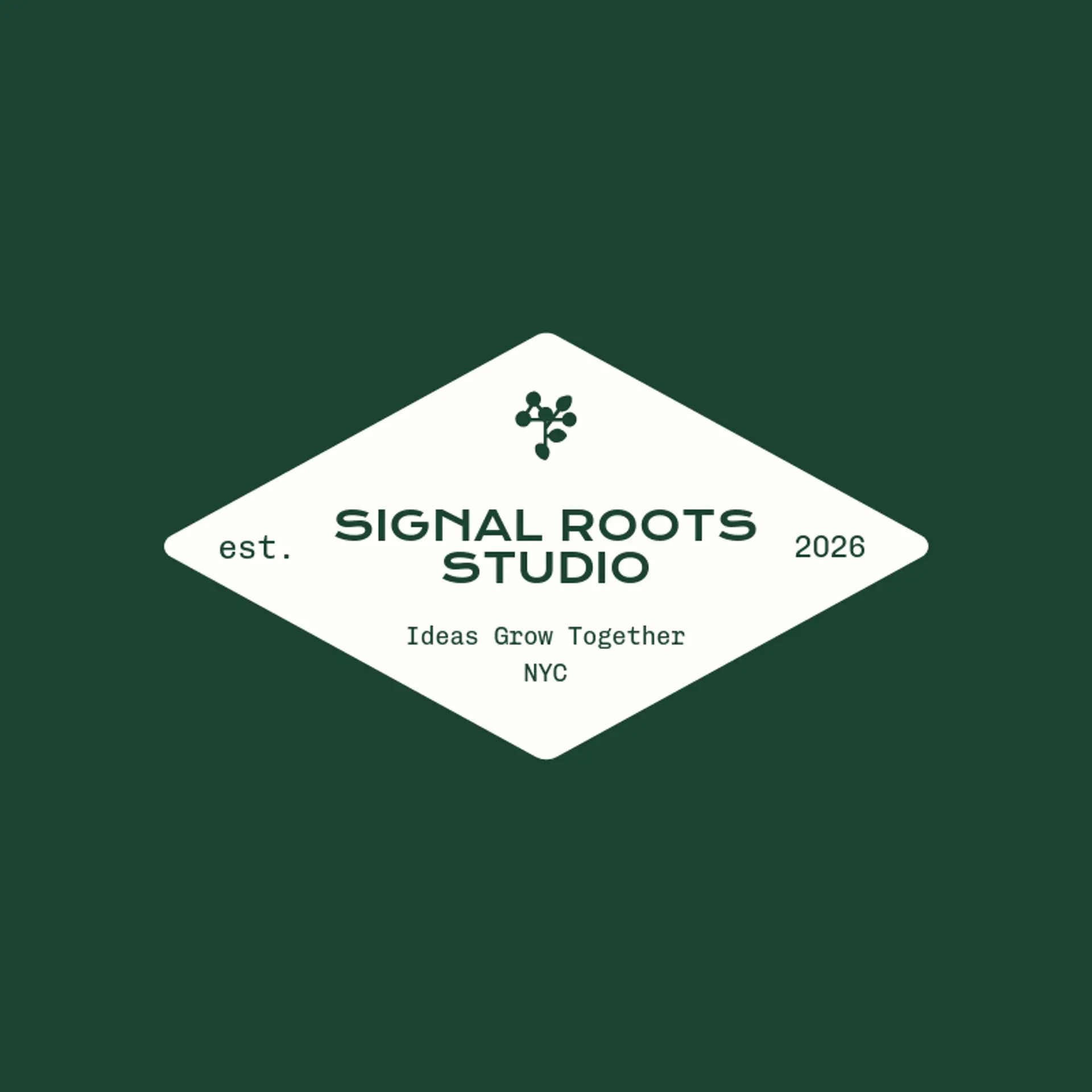 Signal Roots Studio logo for stem