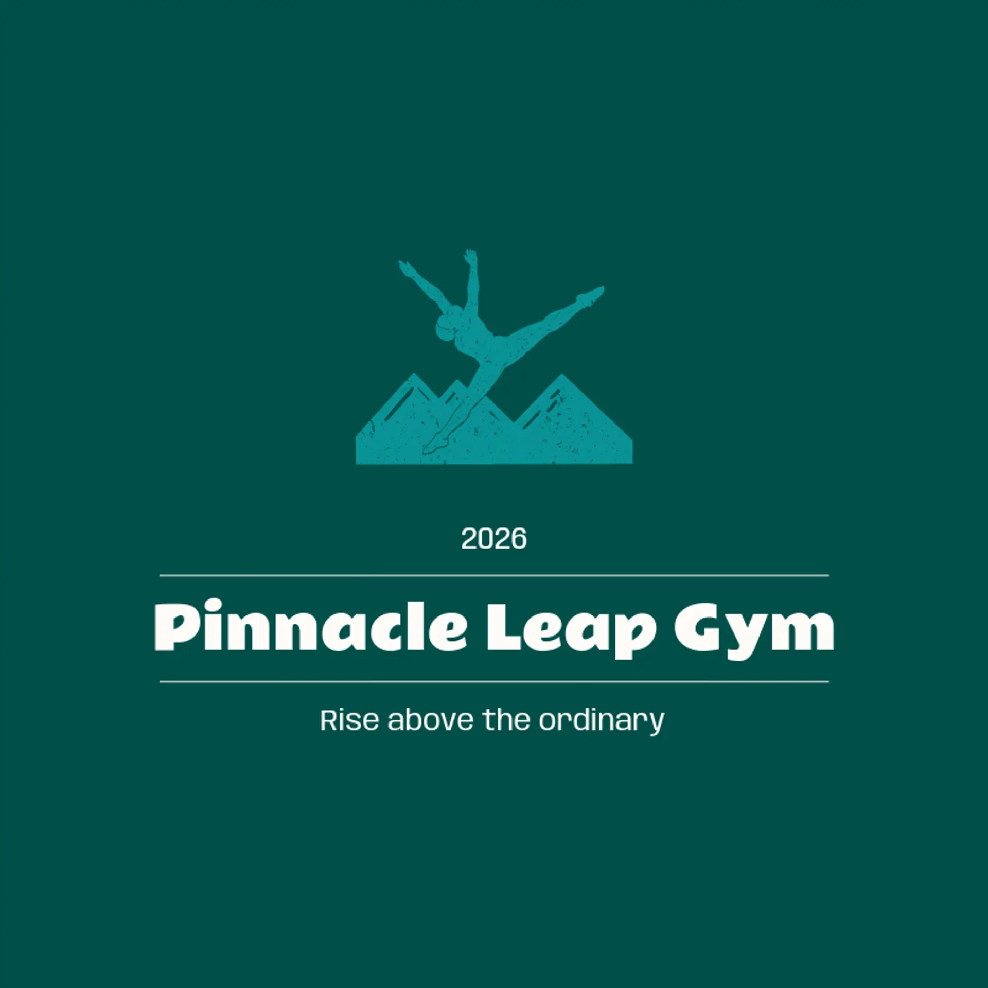 Pinnacle Leap Gym logo for gymnastics