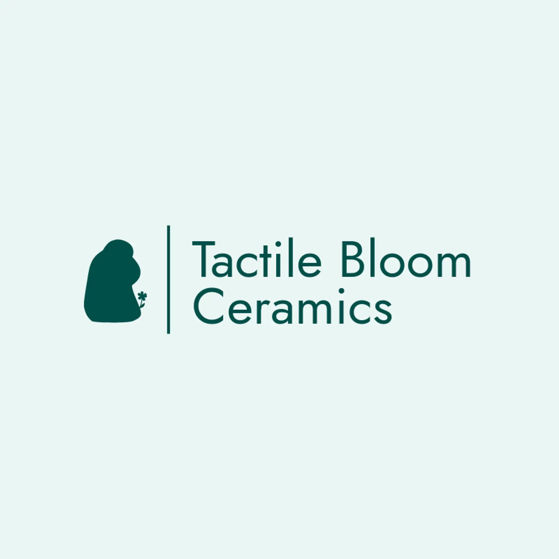 Tactile Bloom Ceramics logo for clay