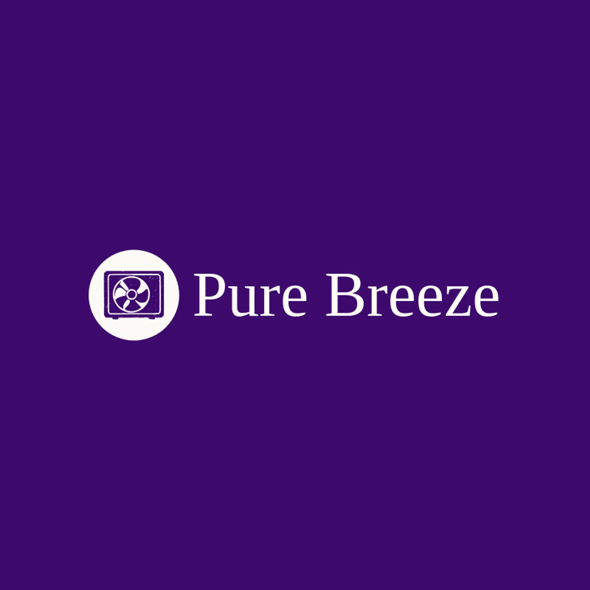 Pure Breeze logo for air conditioning