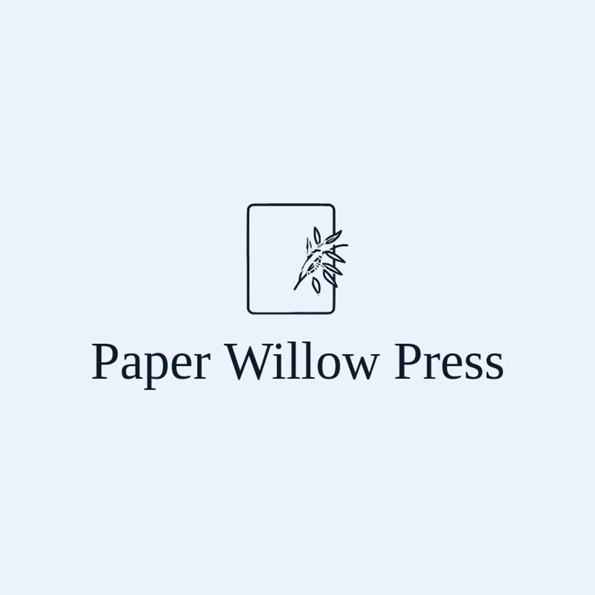 Paper Willow Press logo for paper