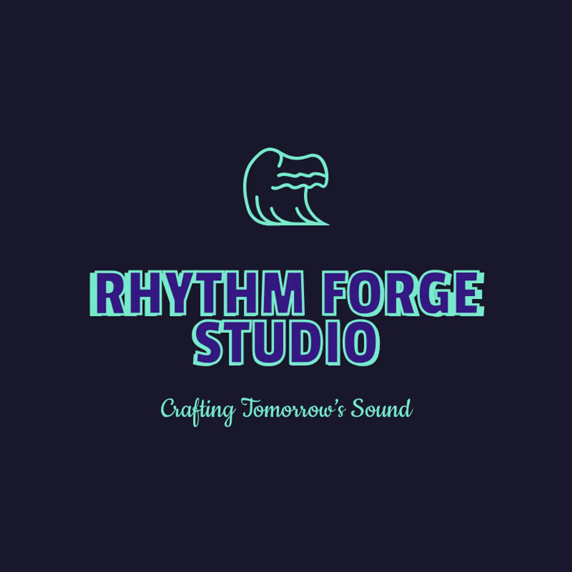 PulseForge Studio logo for music producer