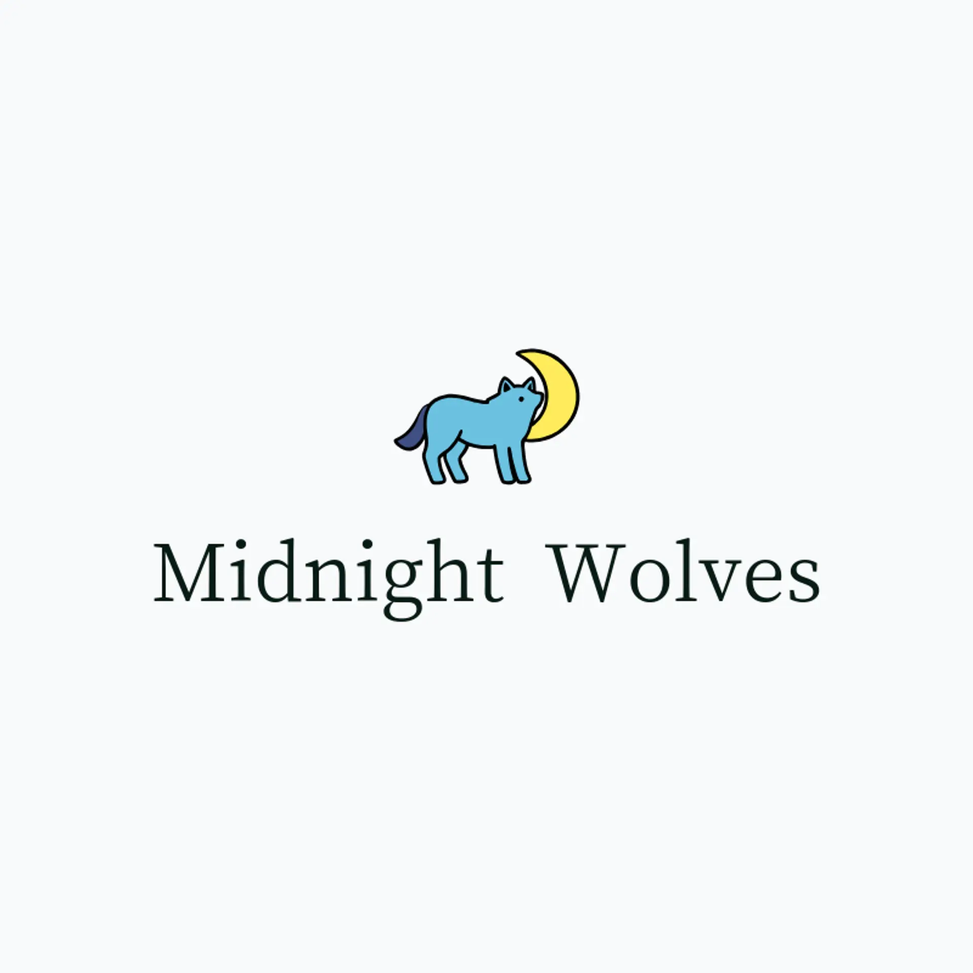 Midnight Wolves logo for guild
