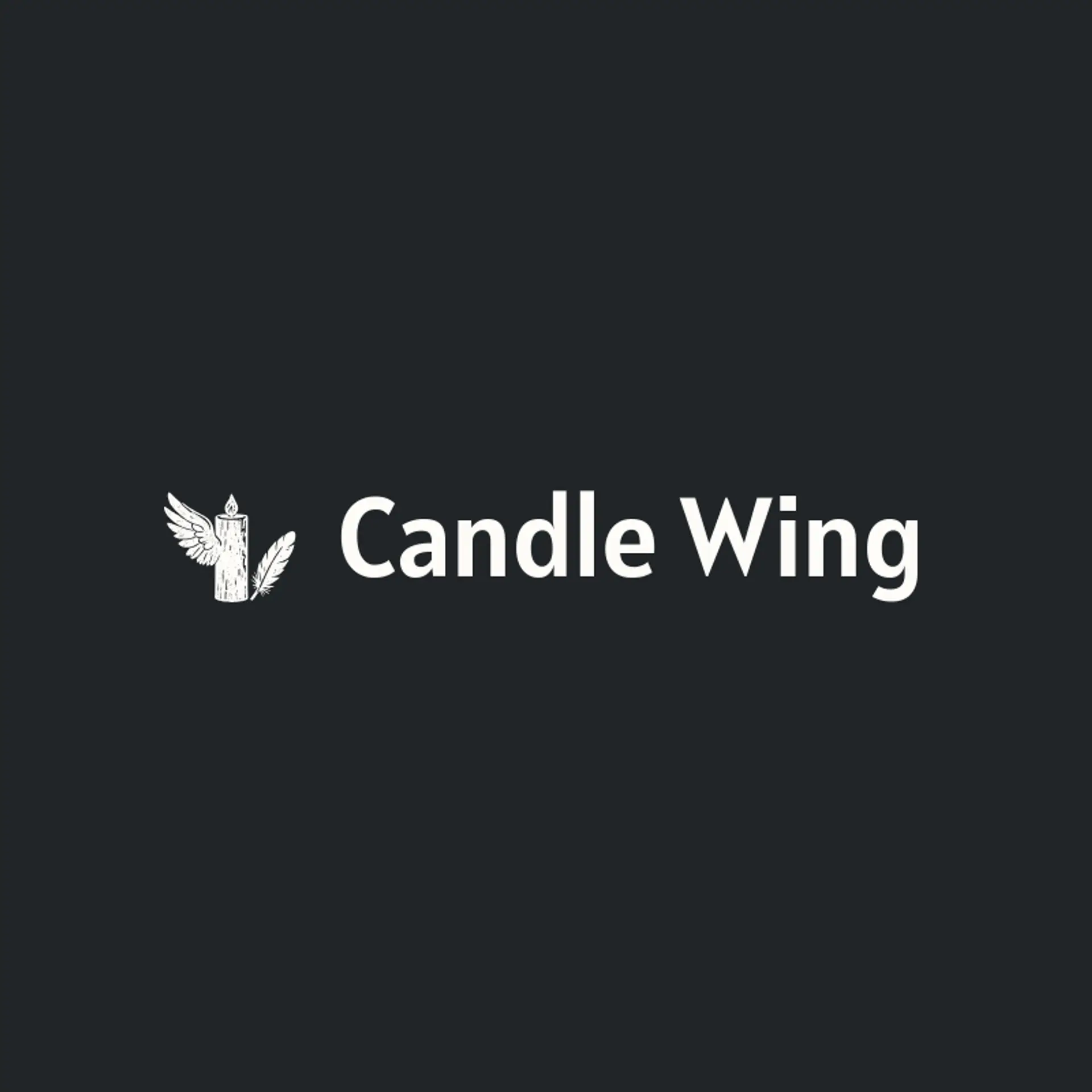 Candle Wing logo for angel