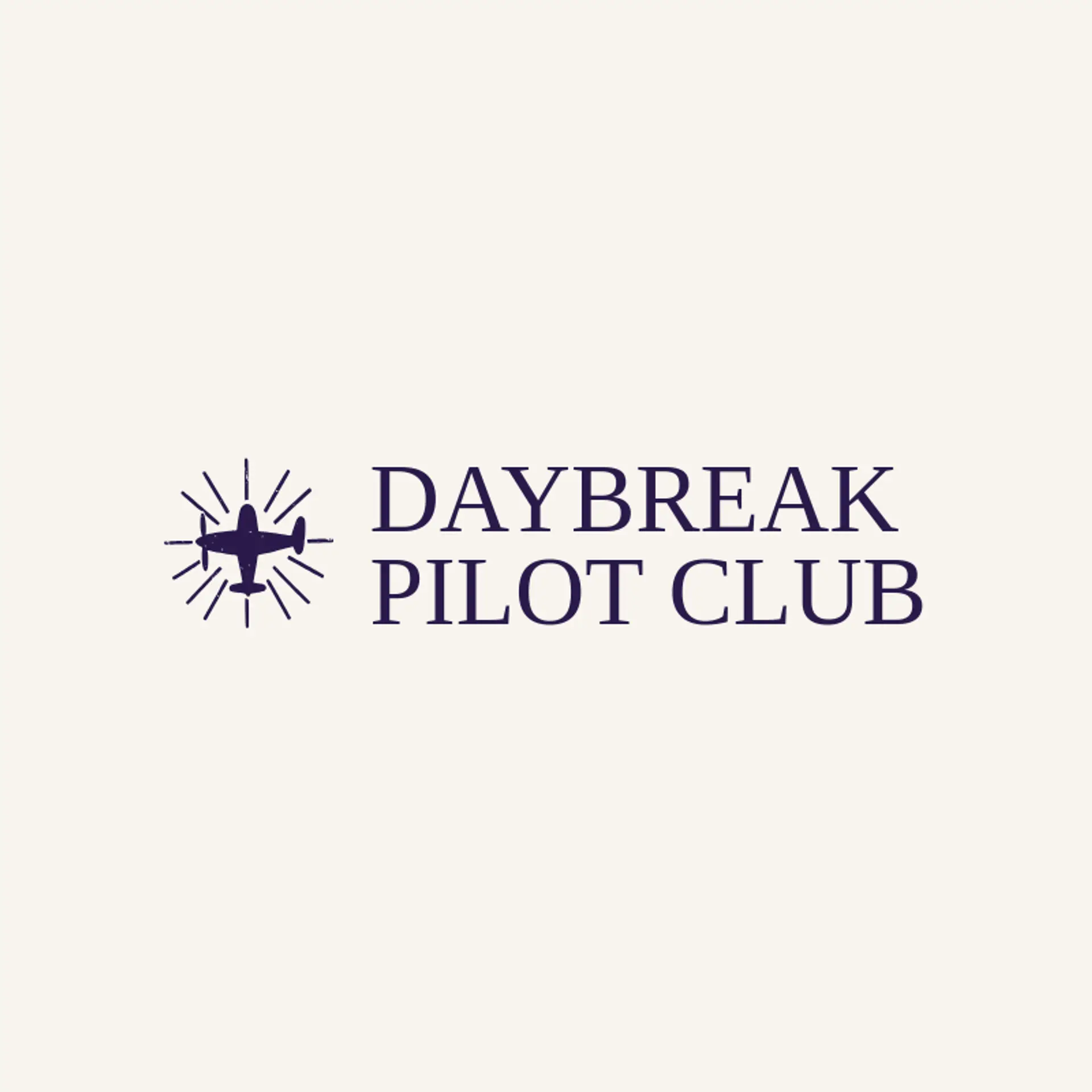 Daybreak Pilot Club logo for flight