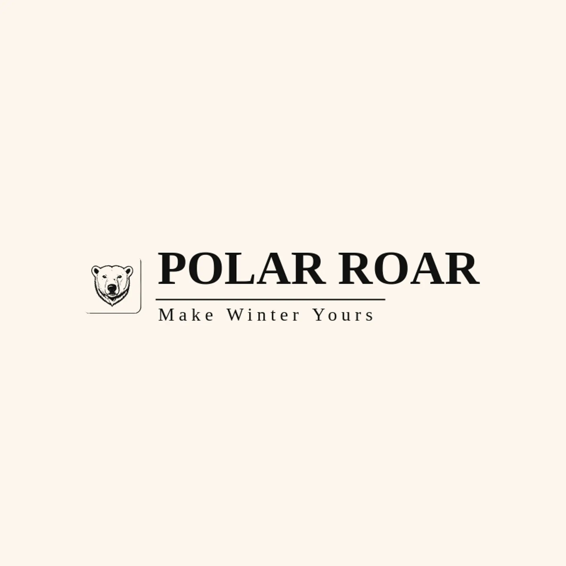 Polar Roar logo for polar bear