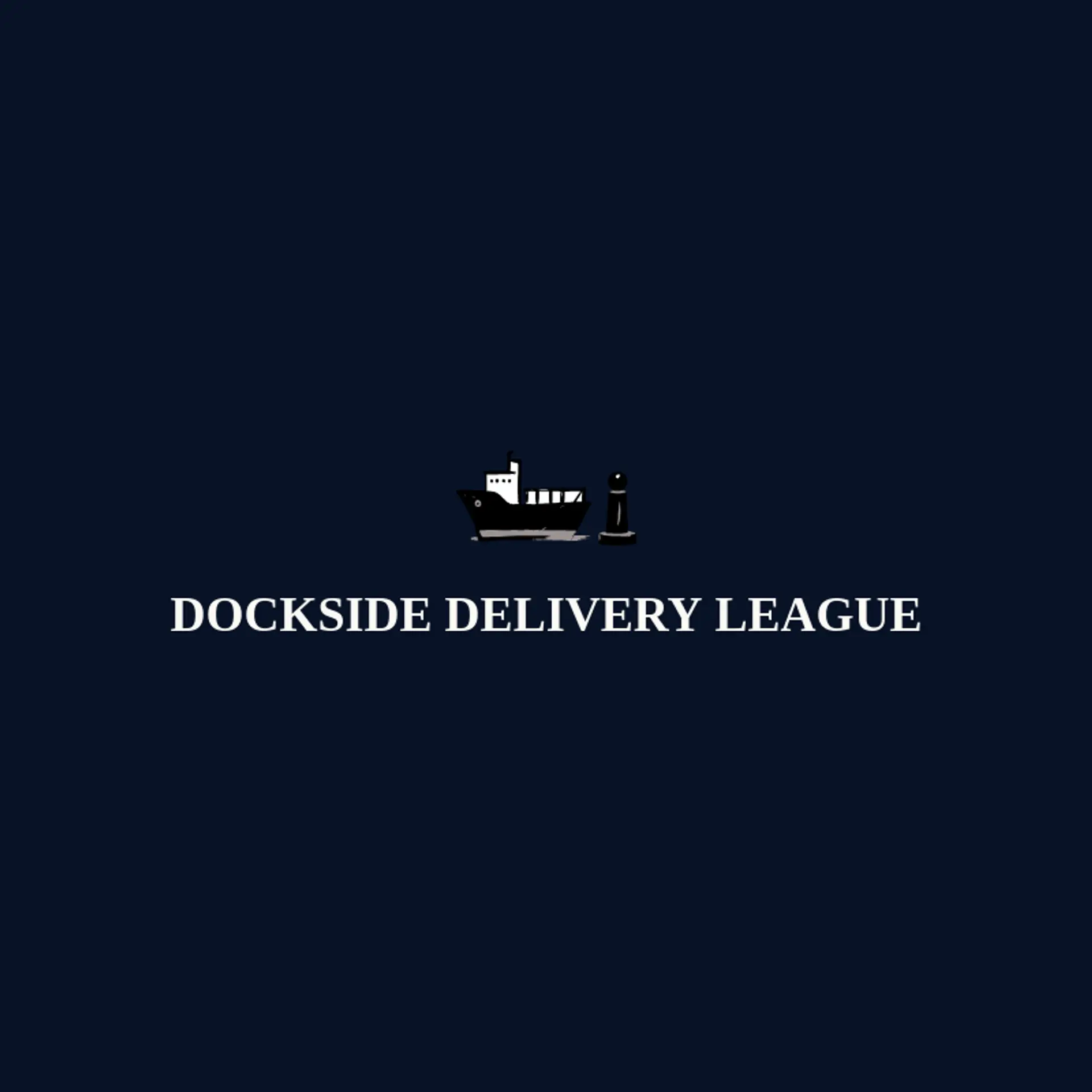 Dockside Delivery League logo for cargo