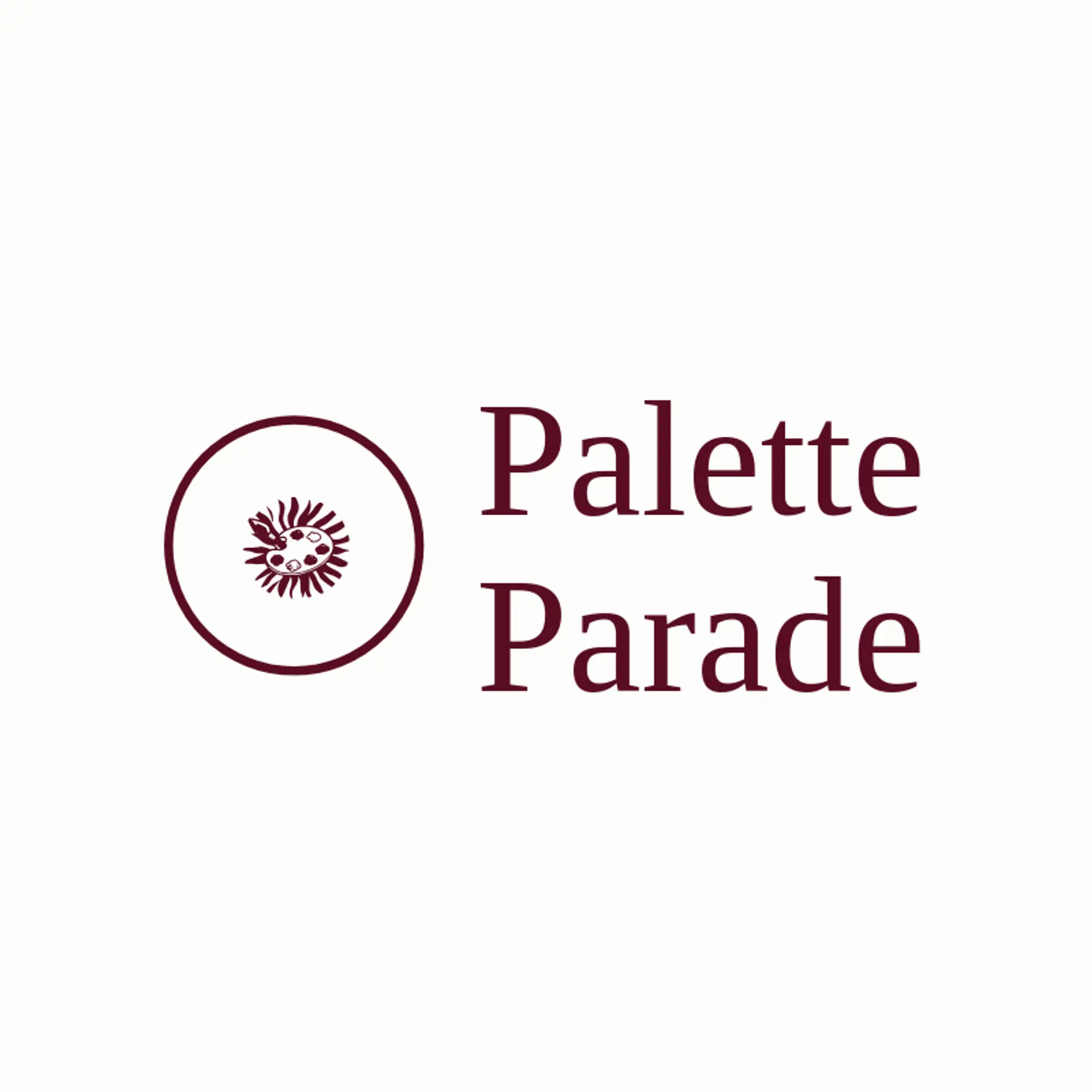 Palette Parade logo for paint
