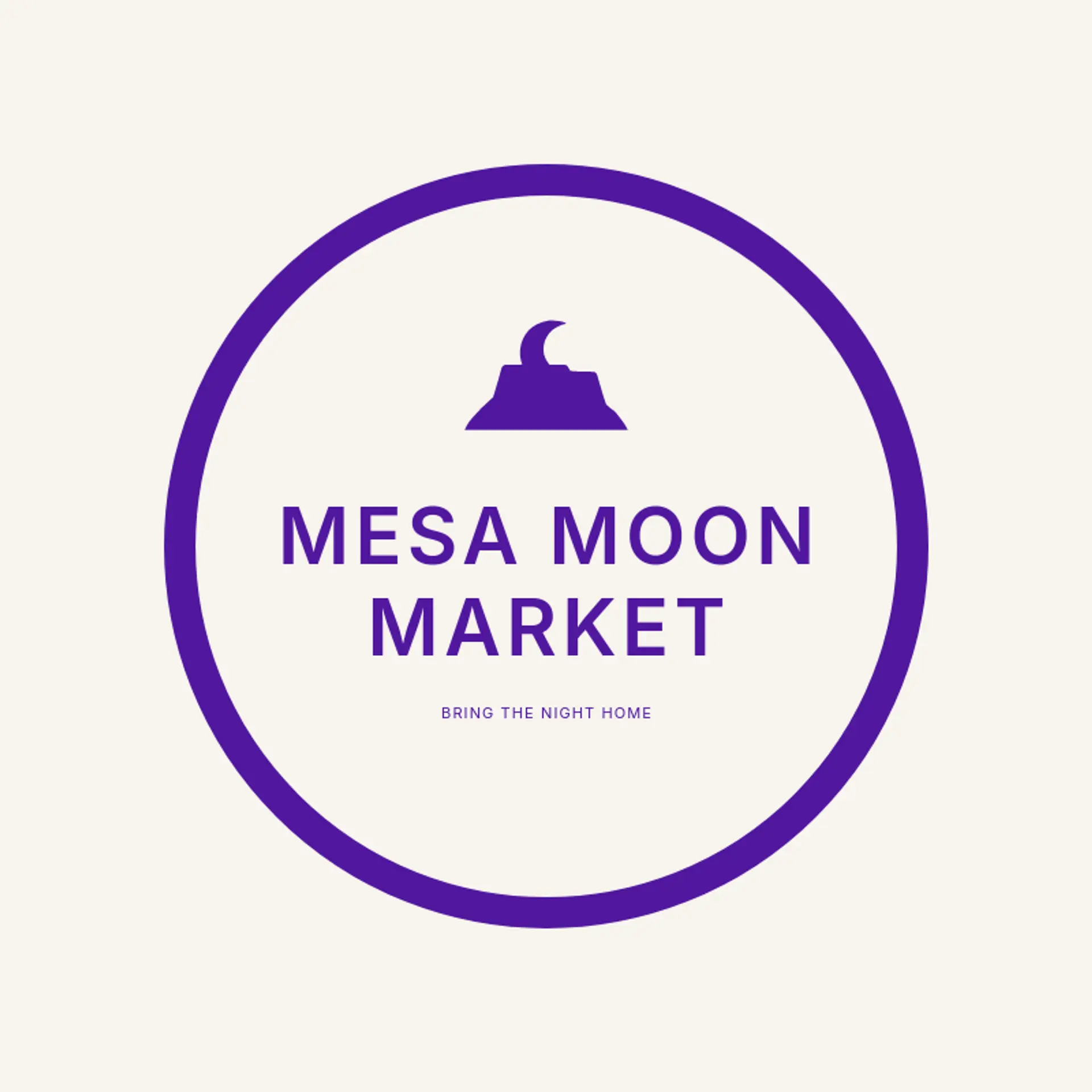 Mesa Moon Market logo for coyote