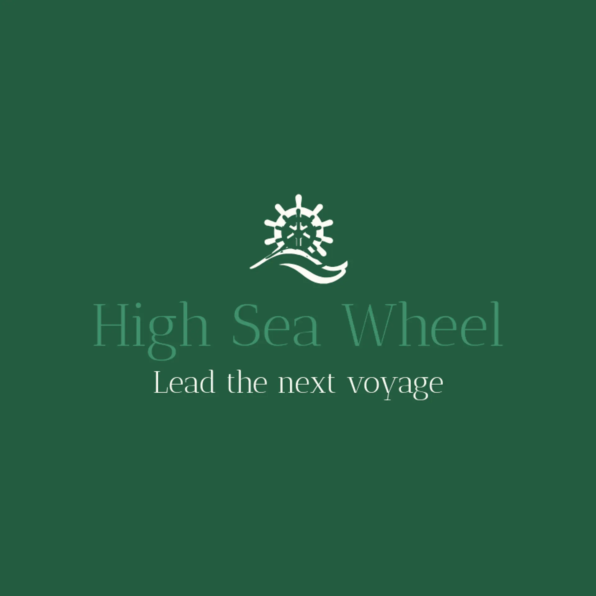 High Sea Wheel logo for pirate