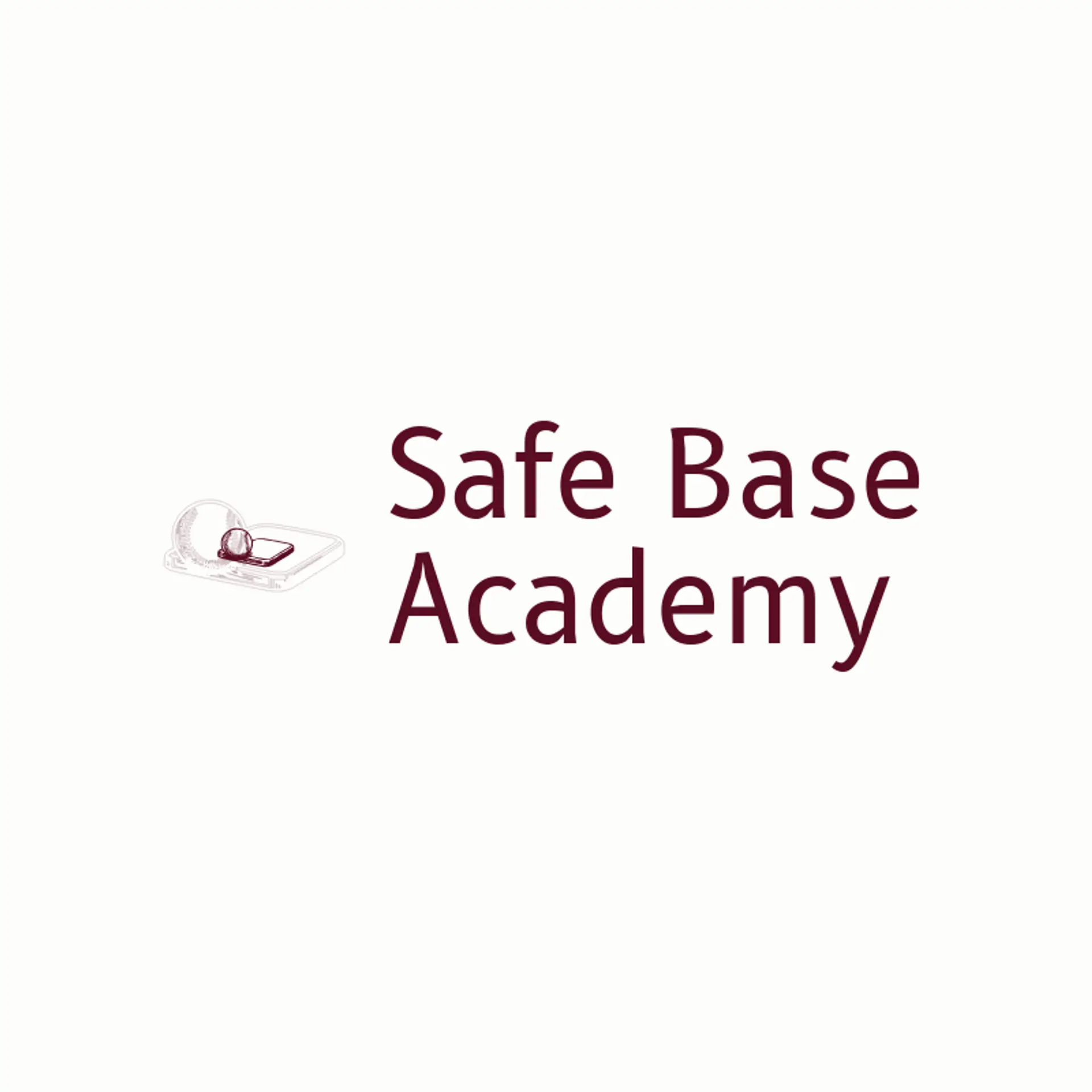 Safe Base Academy logo for baseball