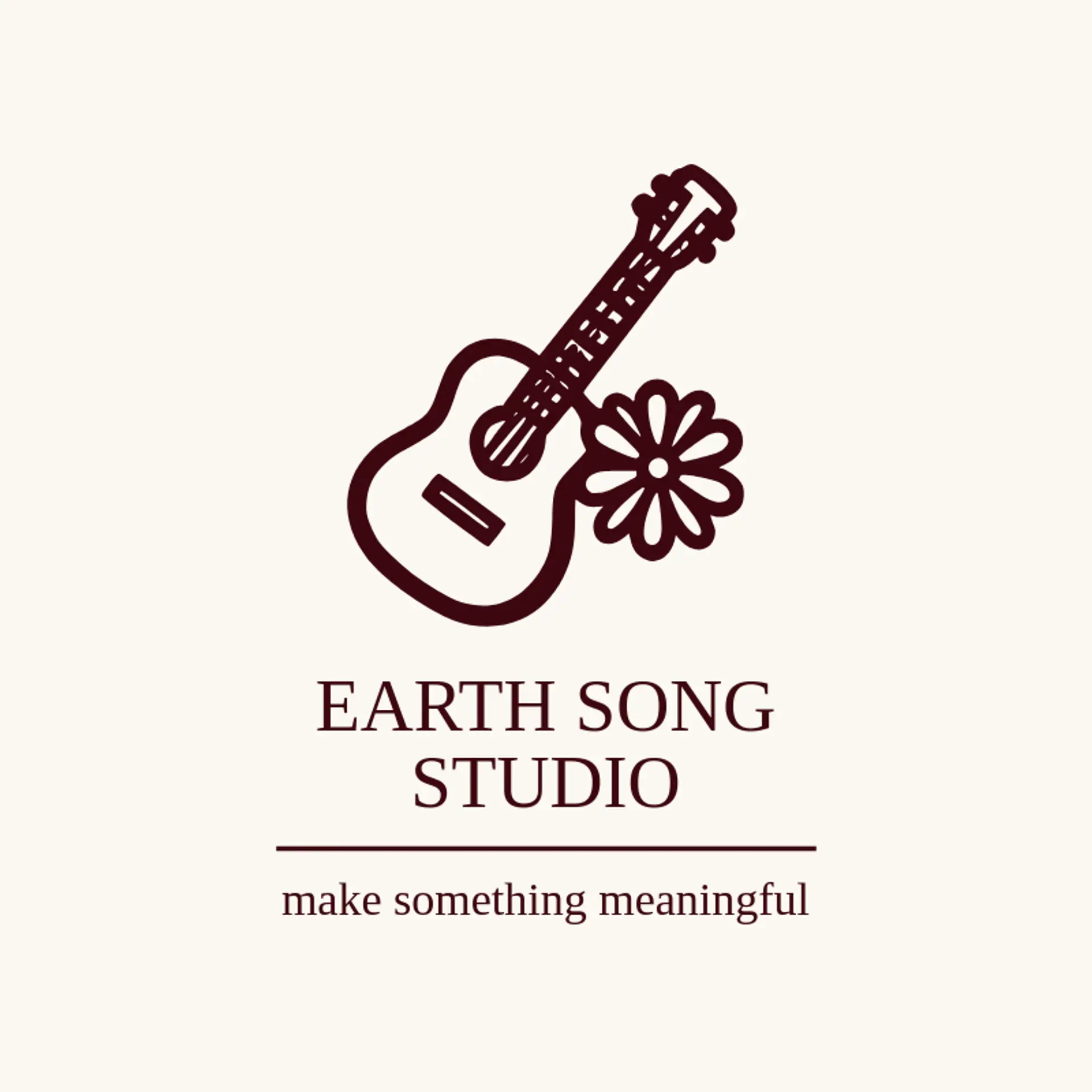 Earth Song Studio logo for hippie