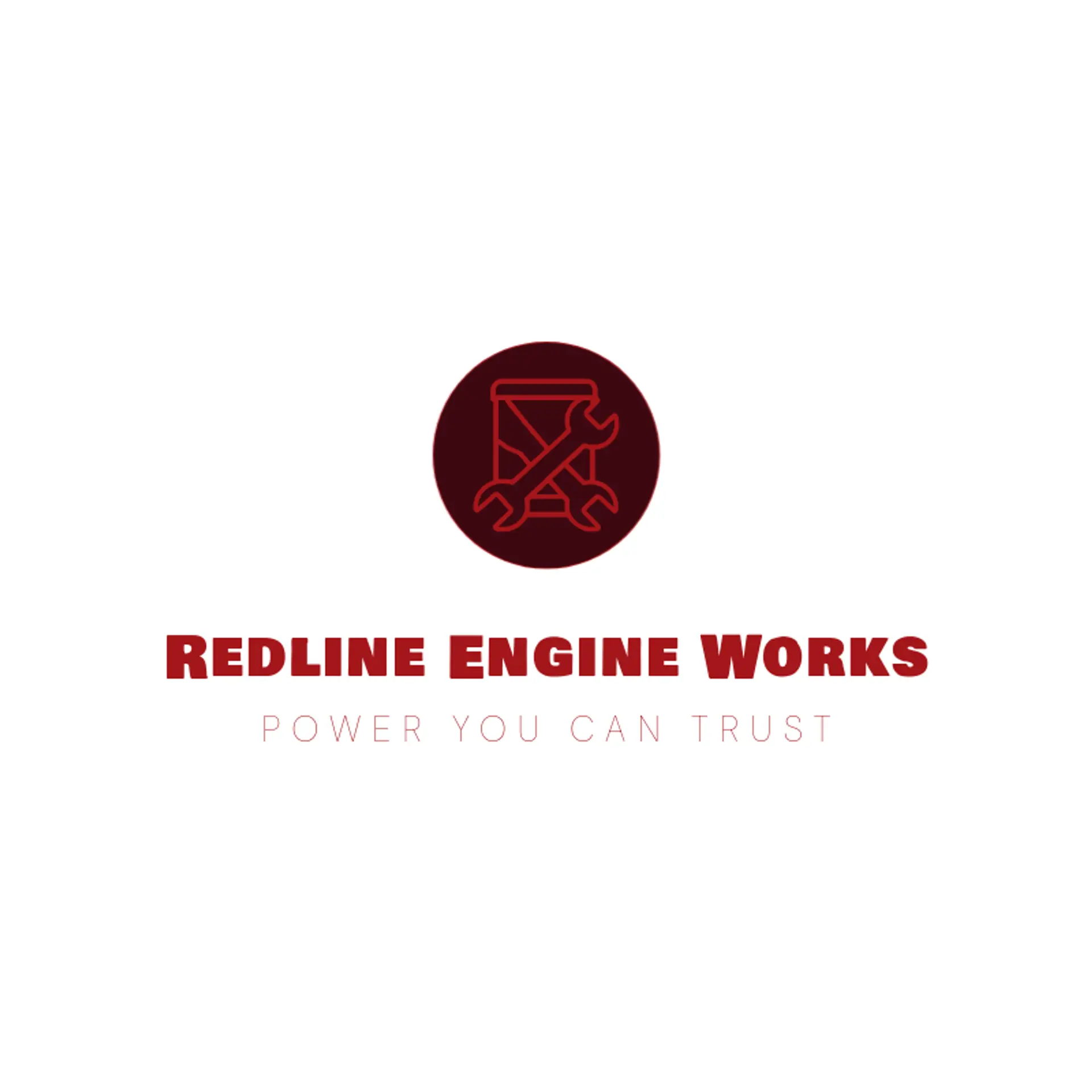 Redline Engine Works logo for engine