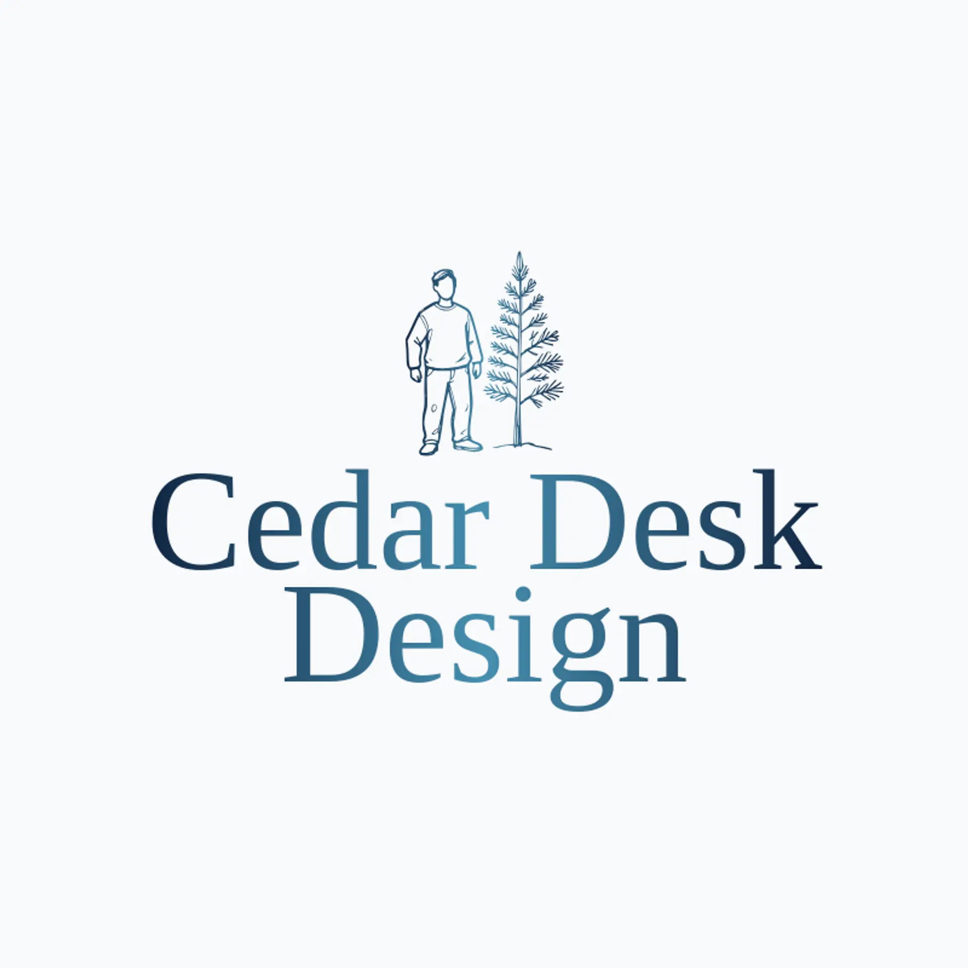 Cedar Desk Design logo for freelancer