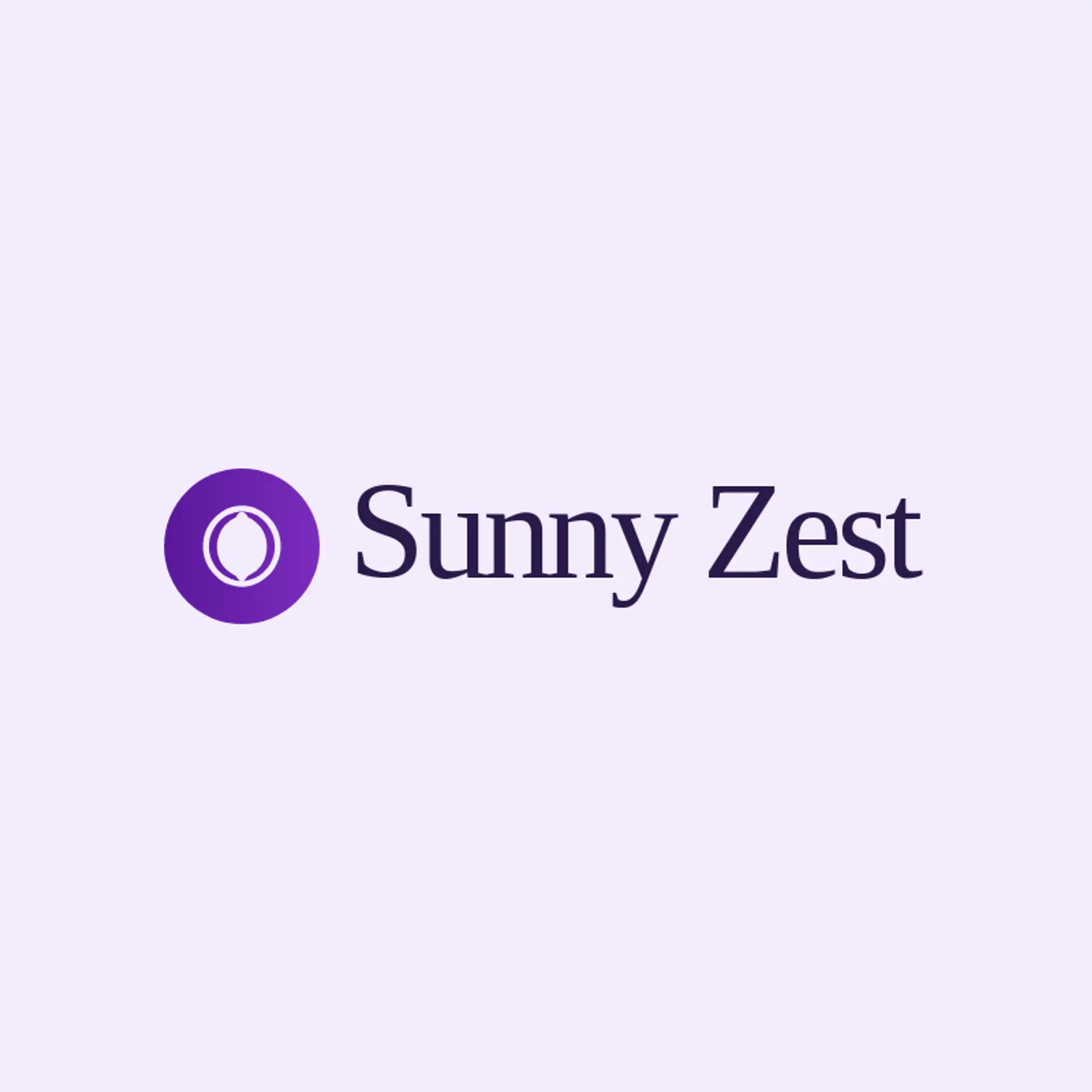 Sunny Zest logo for lemon
