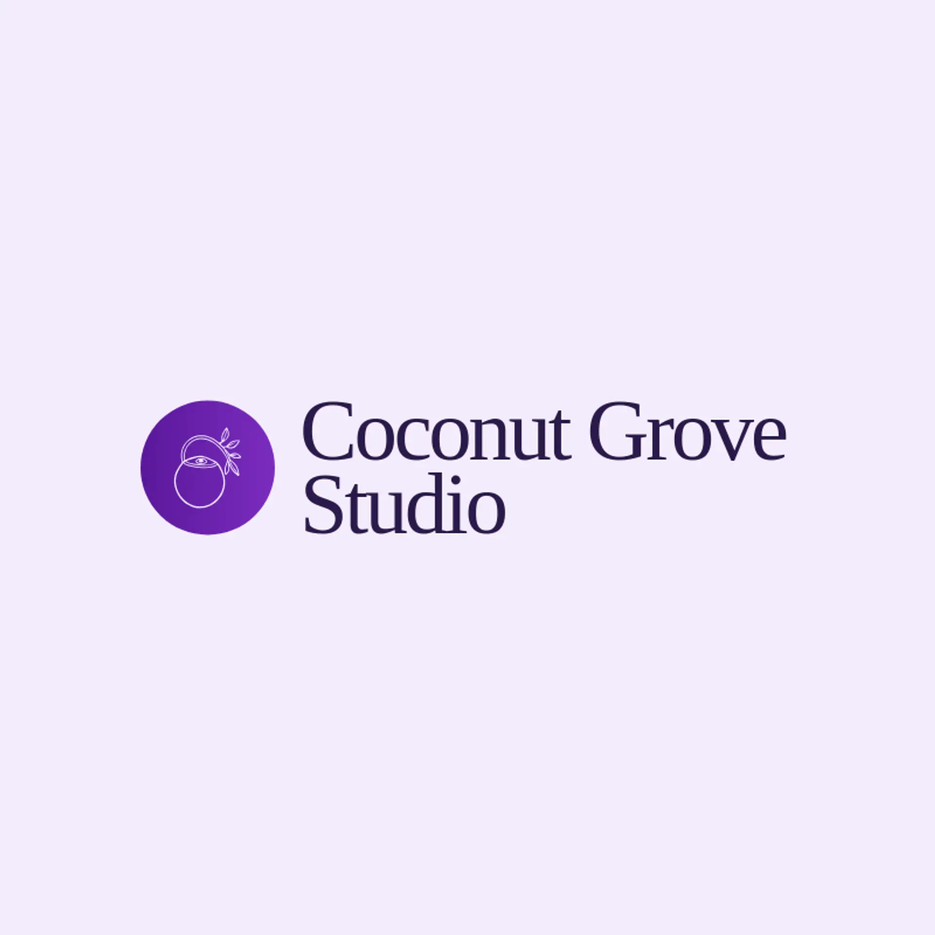 Coconut Grove Studio logo for coconut