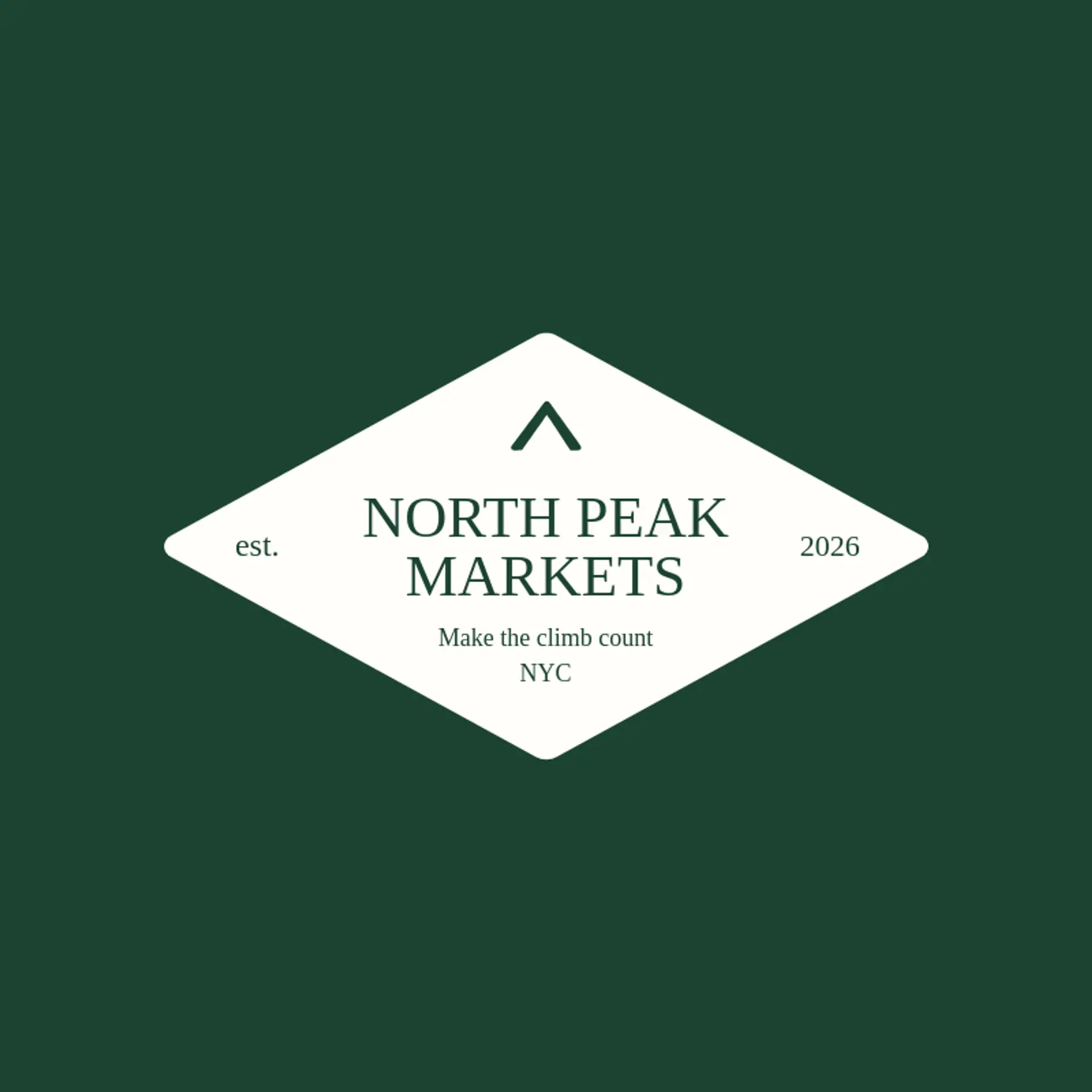 North Peak Markets logo for stock market